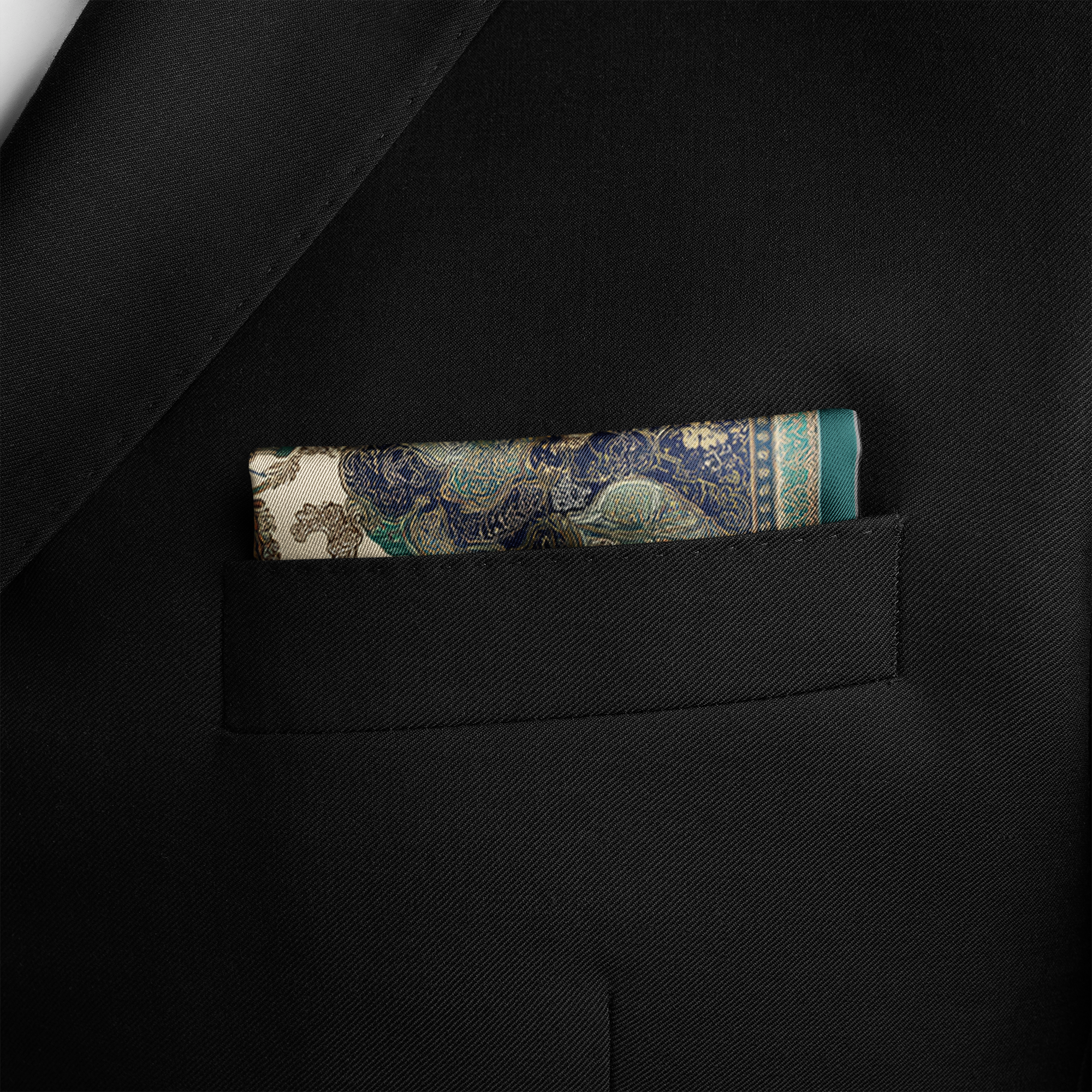 SELENE SILK POCKET SQUARE SELENE SILK POCKET SQUARE