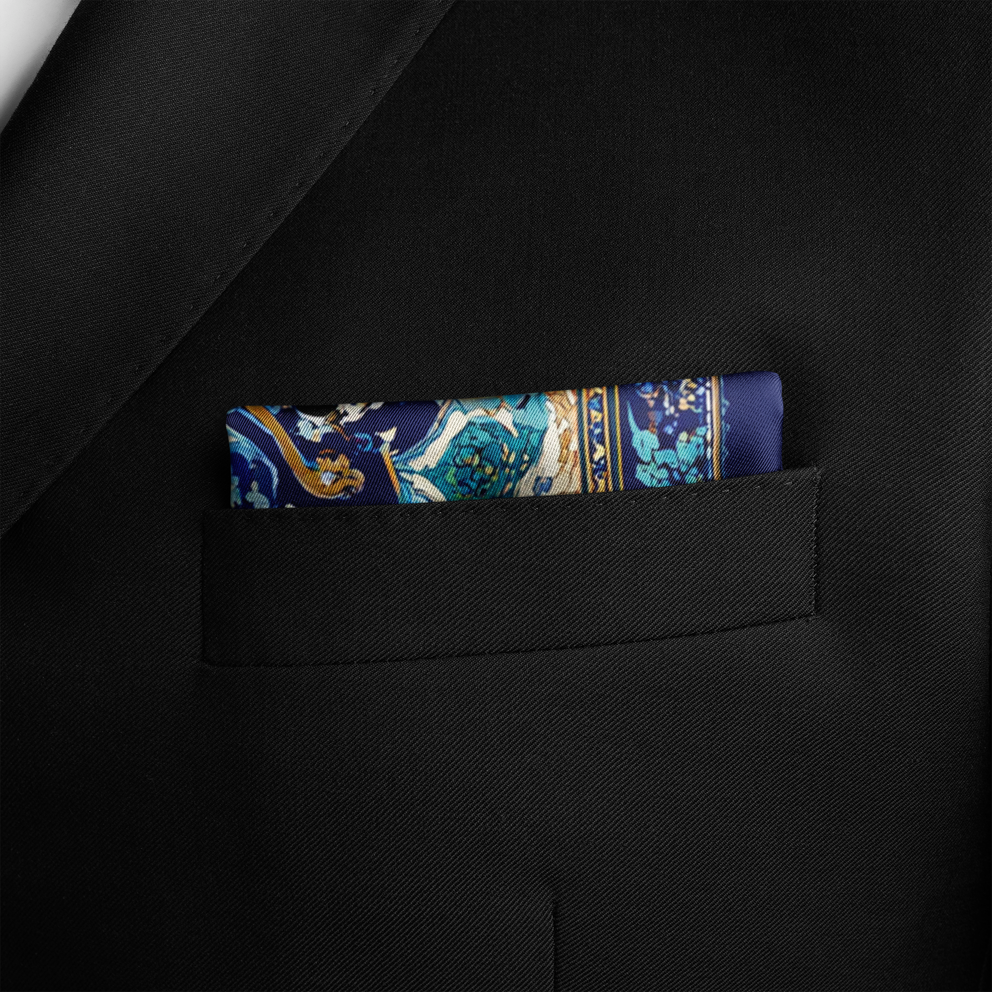 NAVARAH SILK POCKET SQUARE NAVARAH SILK POCKET SQUARE