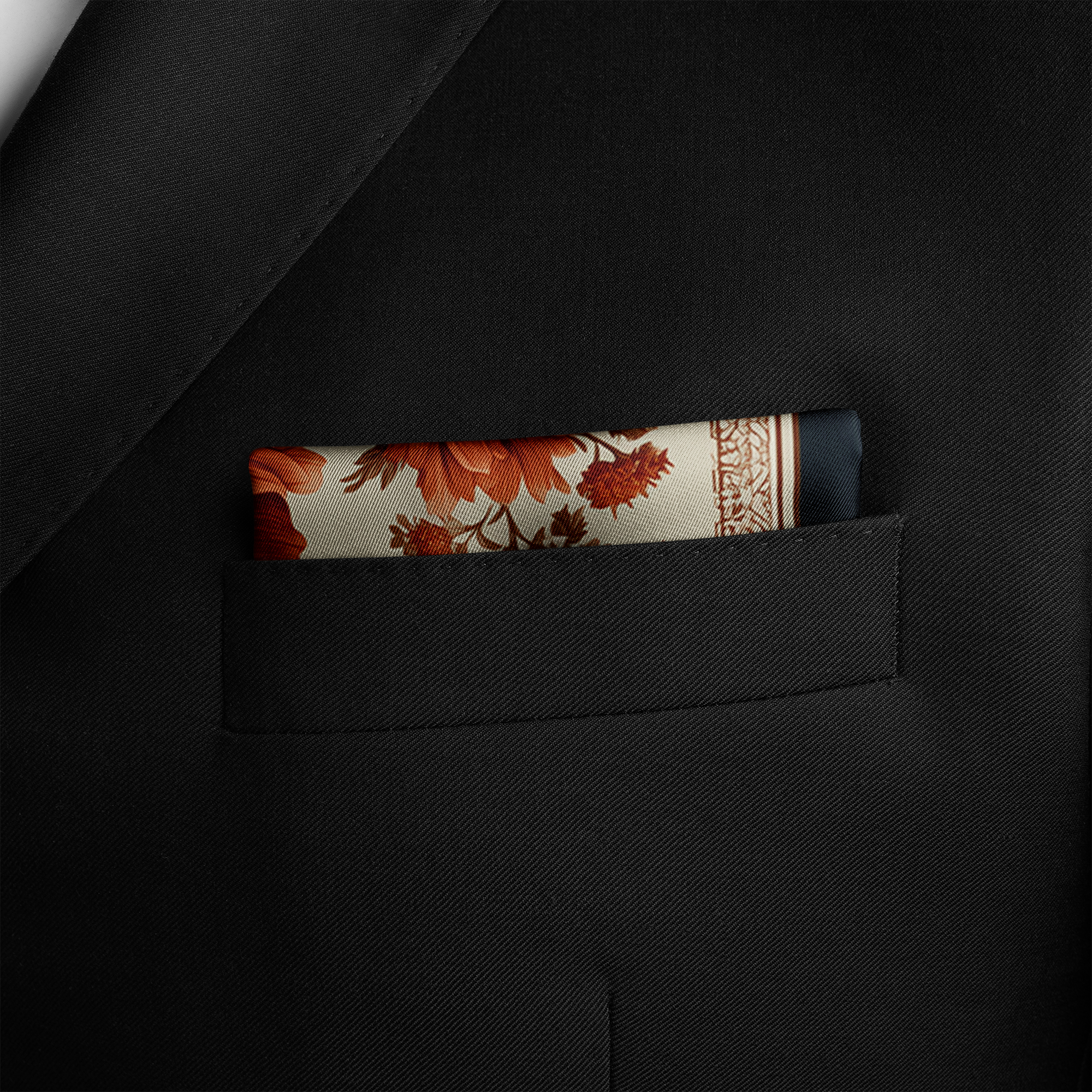 AMARANTH SILK POCKET SQUARE AMARANTH SILK POCKET SQUARE