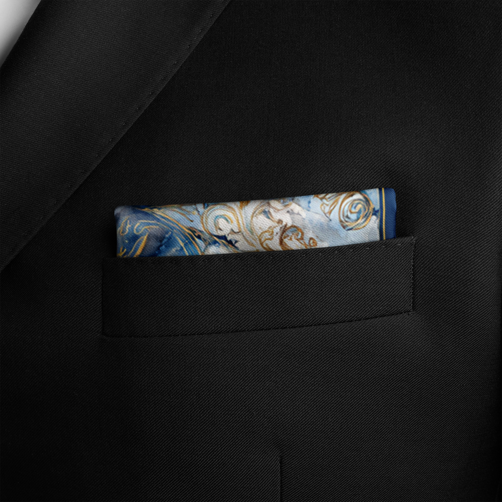AQUILA SILK POCKET SQUARE AQUILA SILK POCKET SQUARE