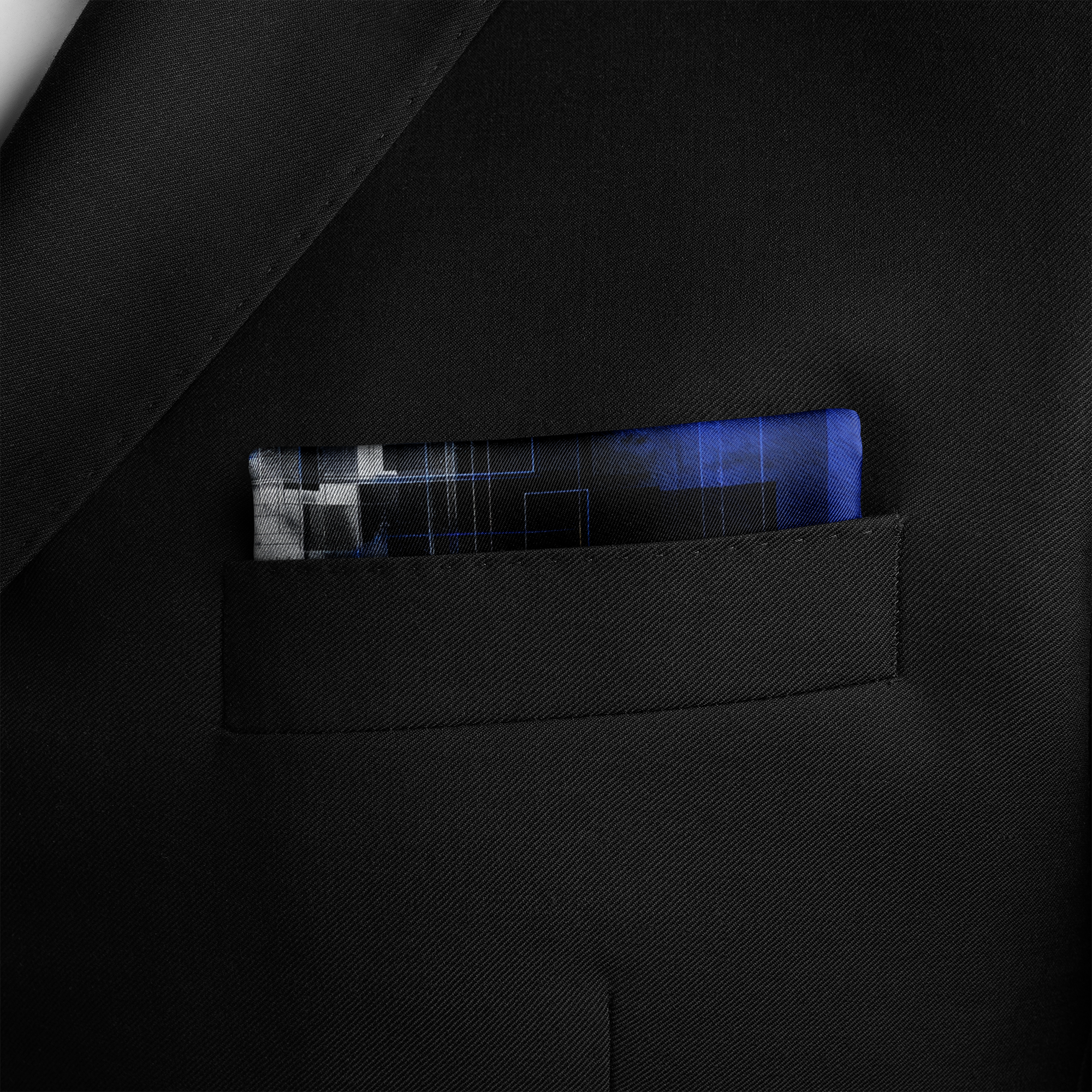 FRACTIX SILK POCKET SQUARE FRACTIX SILK POCKET SQUARE
