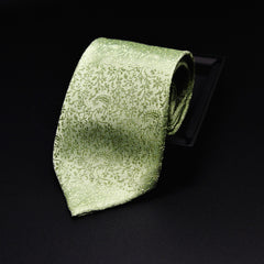 CYPESS GREEN PAISLEY TEXTURE TIE