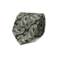 CLASSIC BLACK PAISLEY TIE