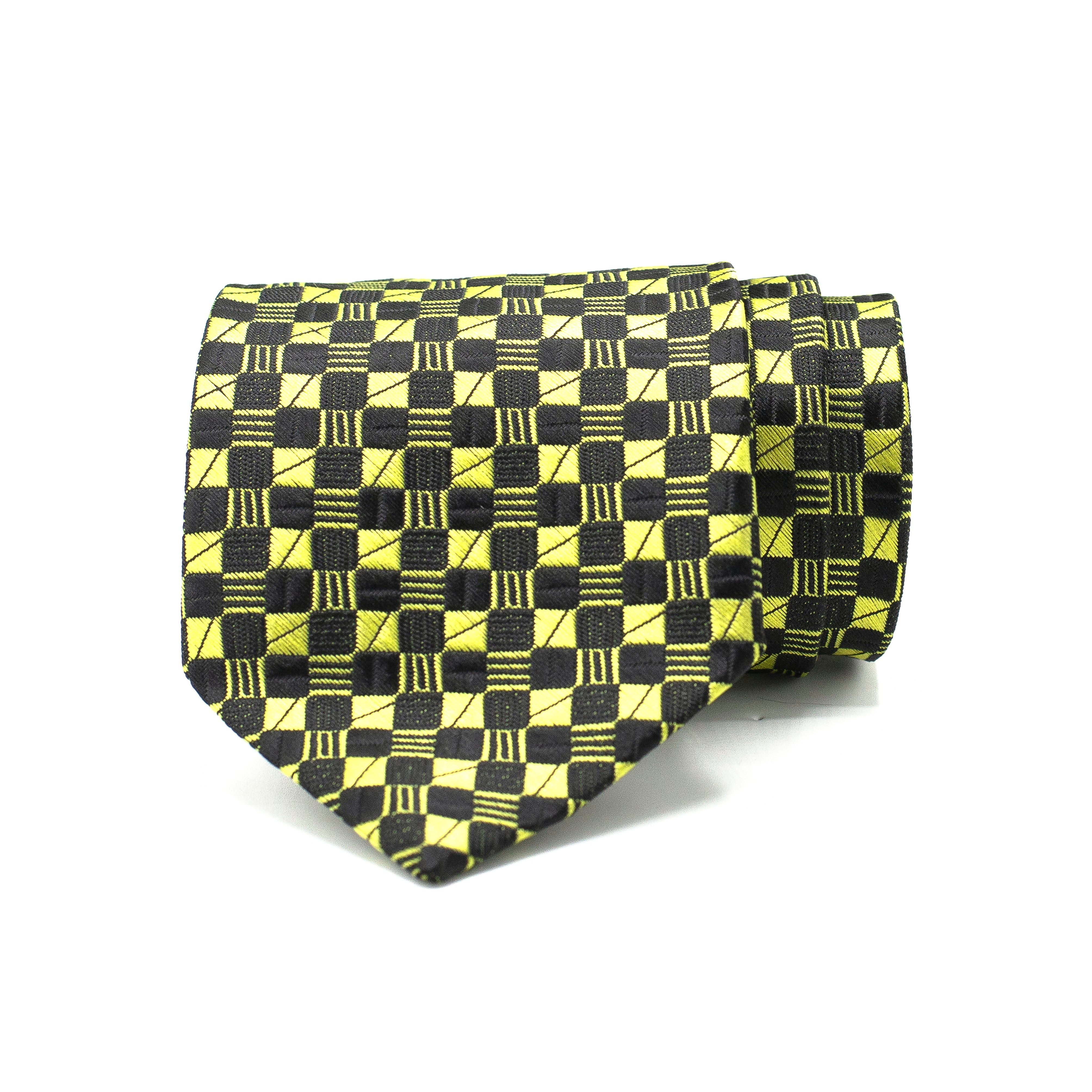 RADIANT YELLOW WEAVE TIE RADIANT YELLOW WEAVE TIE