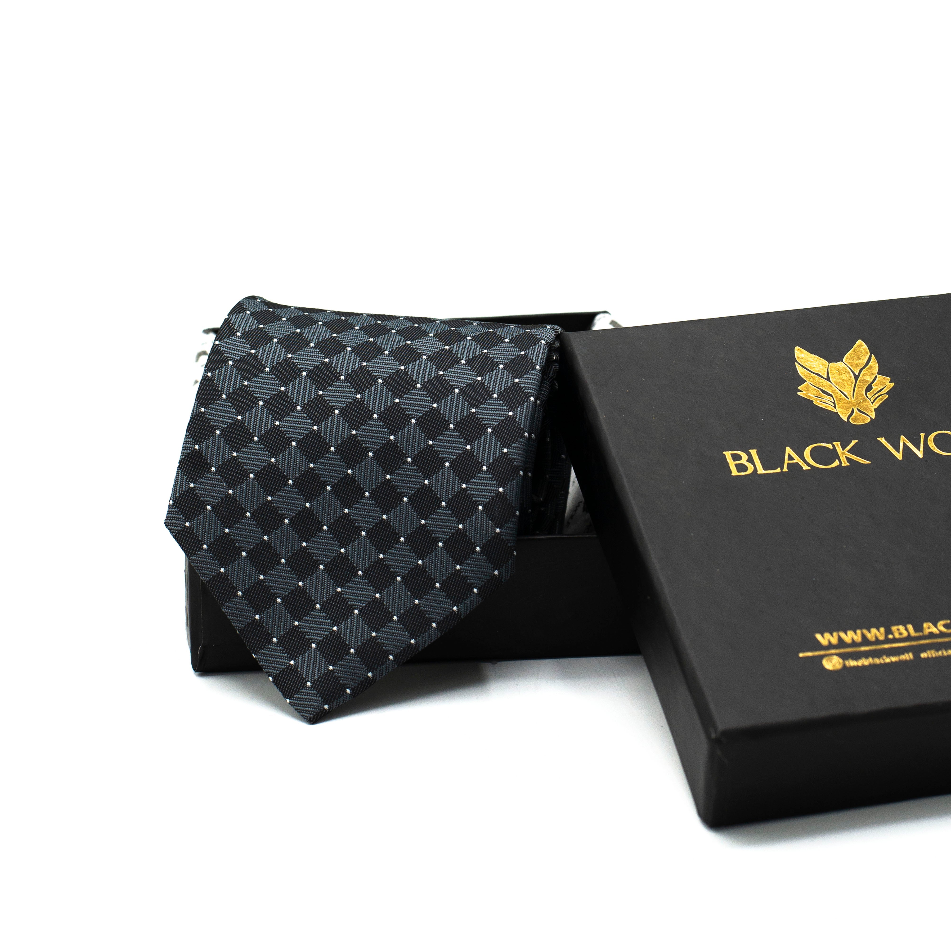 BLACK LUXE PATTERN TIE BLACK LUXE PATTERN TIE