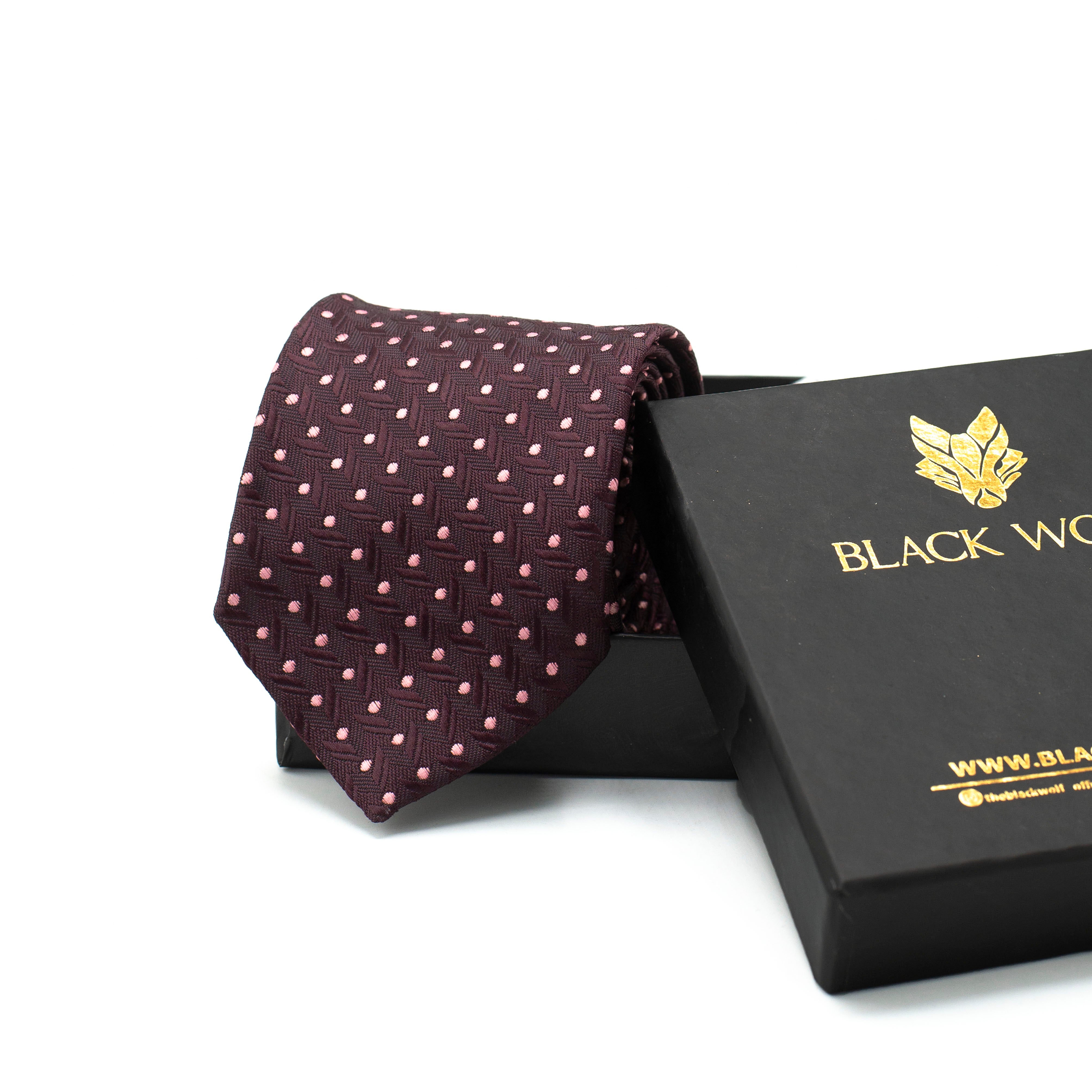 PLUM POLKA PRESTIGE TIE PLUM POLKA PRESTIGE TIE