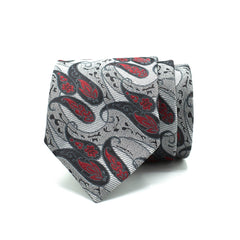 SILVER INFERNO TIE