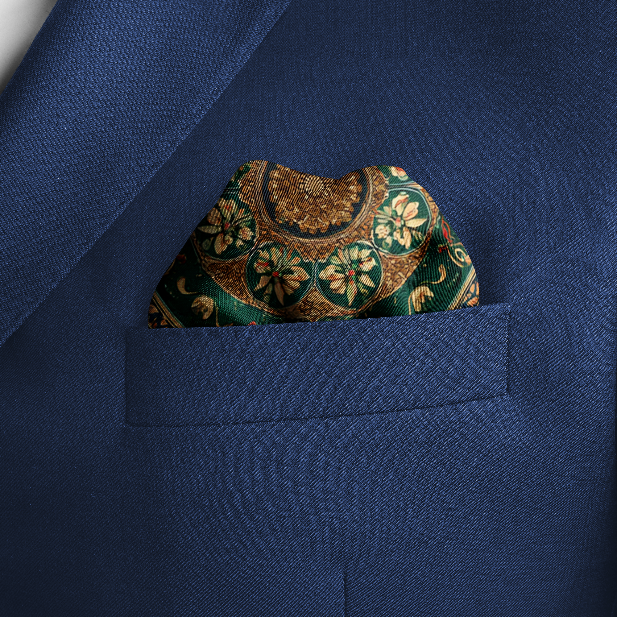 BABYLON SILK POCKET SQUARE BABYLON SILK POCKET SQUARE