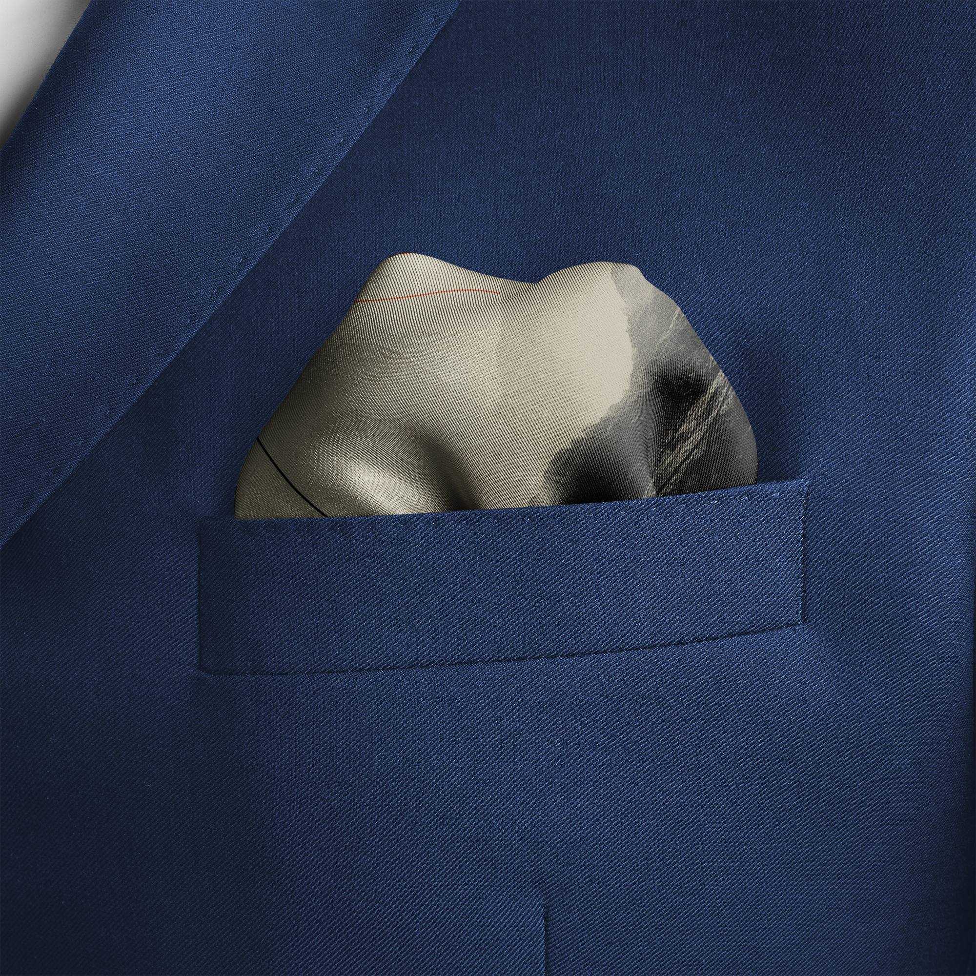 HORIZEN SILK POCKET SQUARE HORIZEN SILK POCKET SQUARE