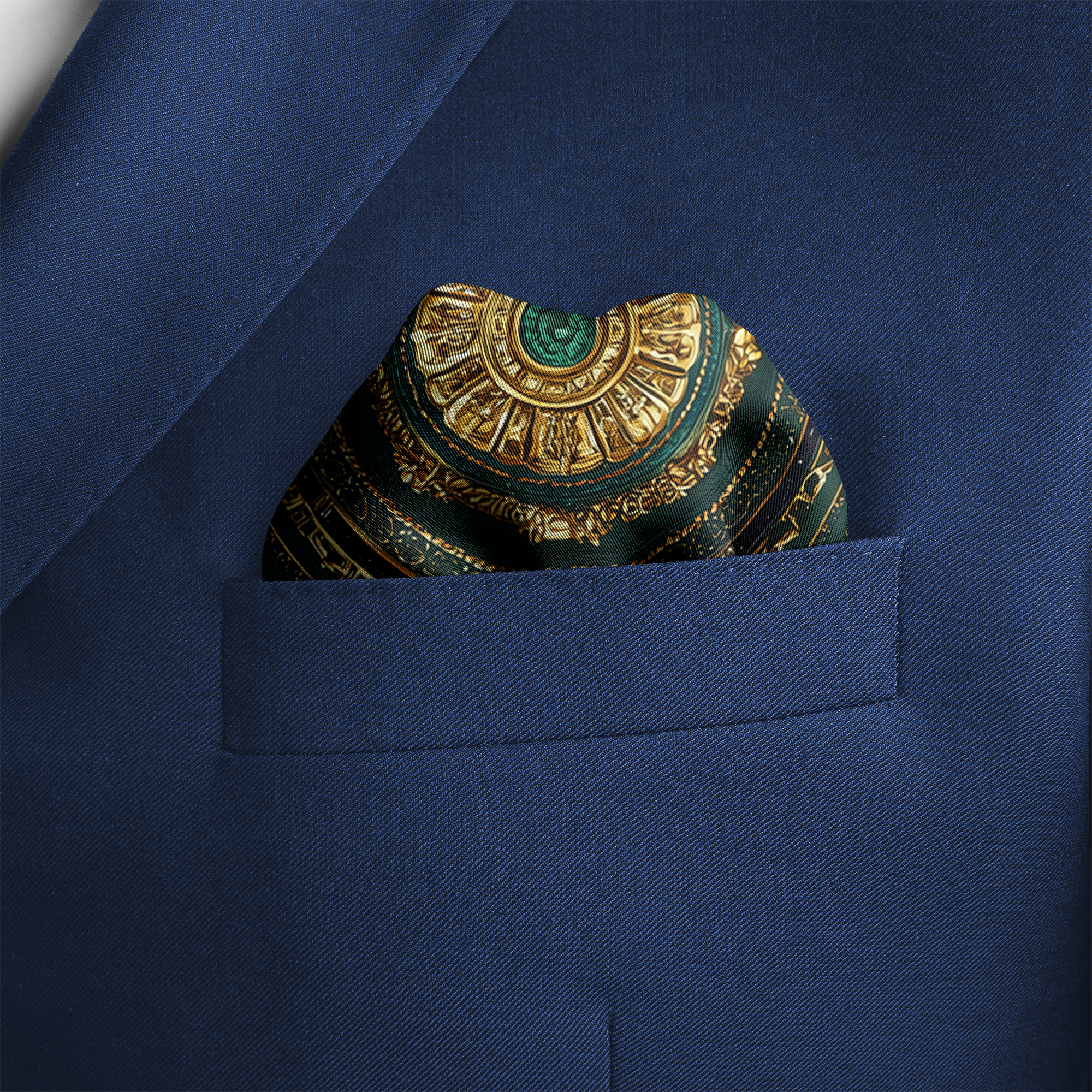 REGALIA SILK POCKET SQUARE REGALIA SILK POCKET SQUARE