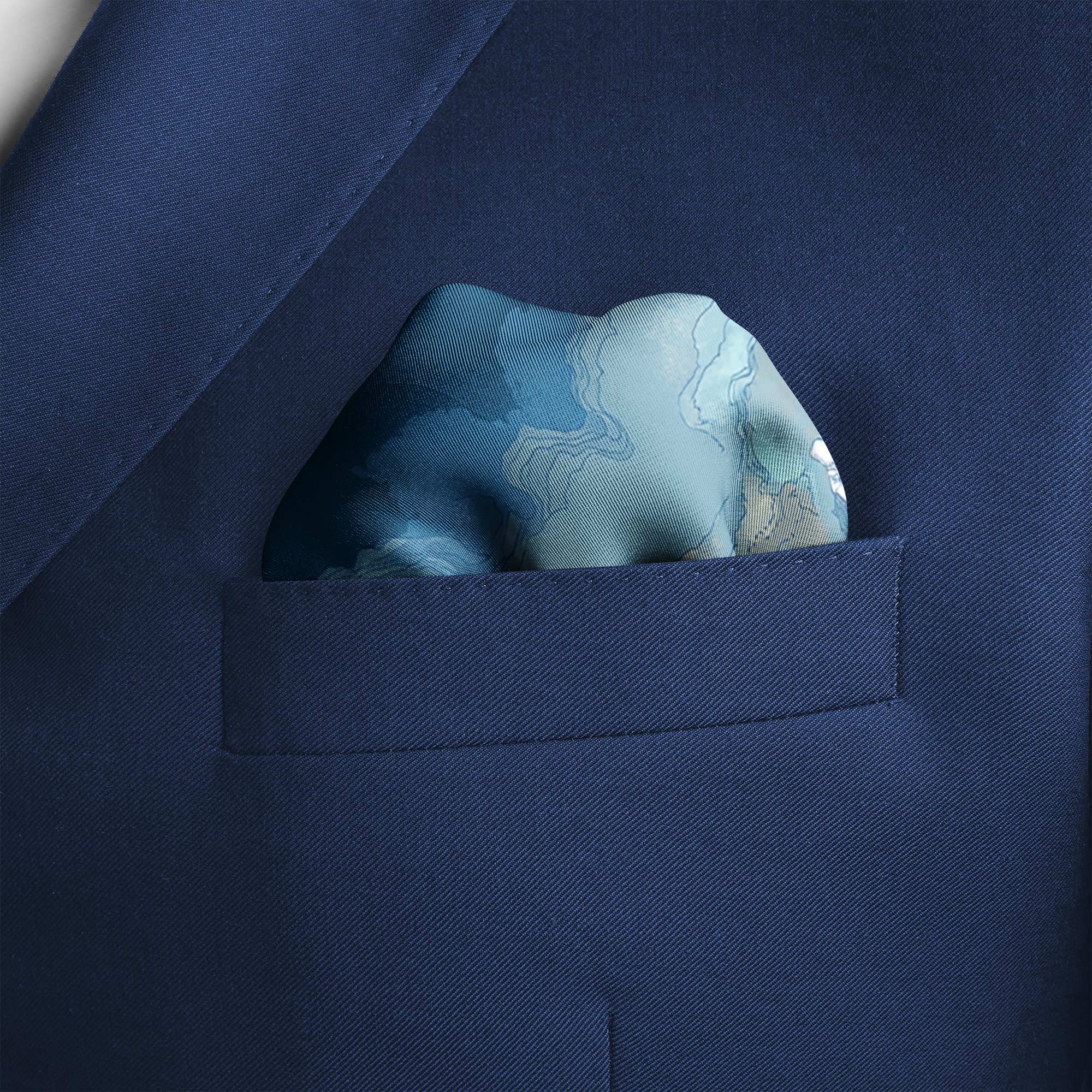 SKYWARD SILK POCKET SQUARE SKYWARD SILK POCKET SQUARE