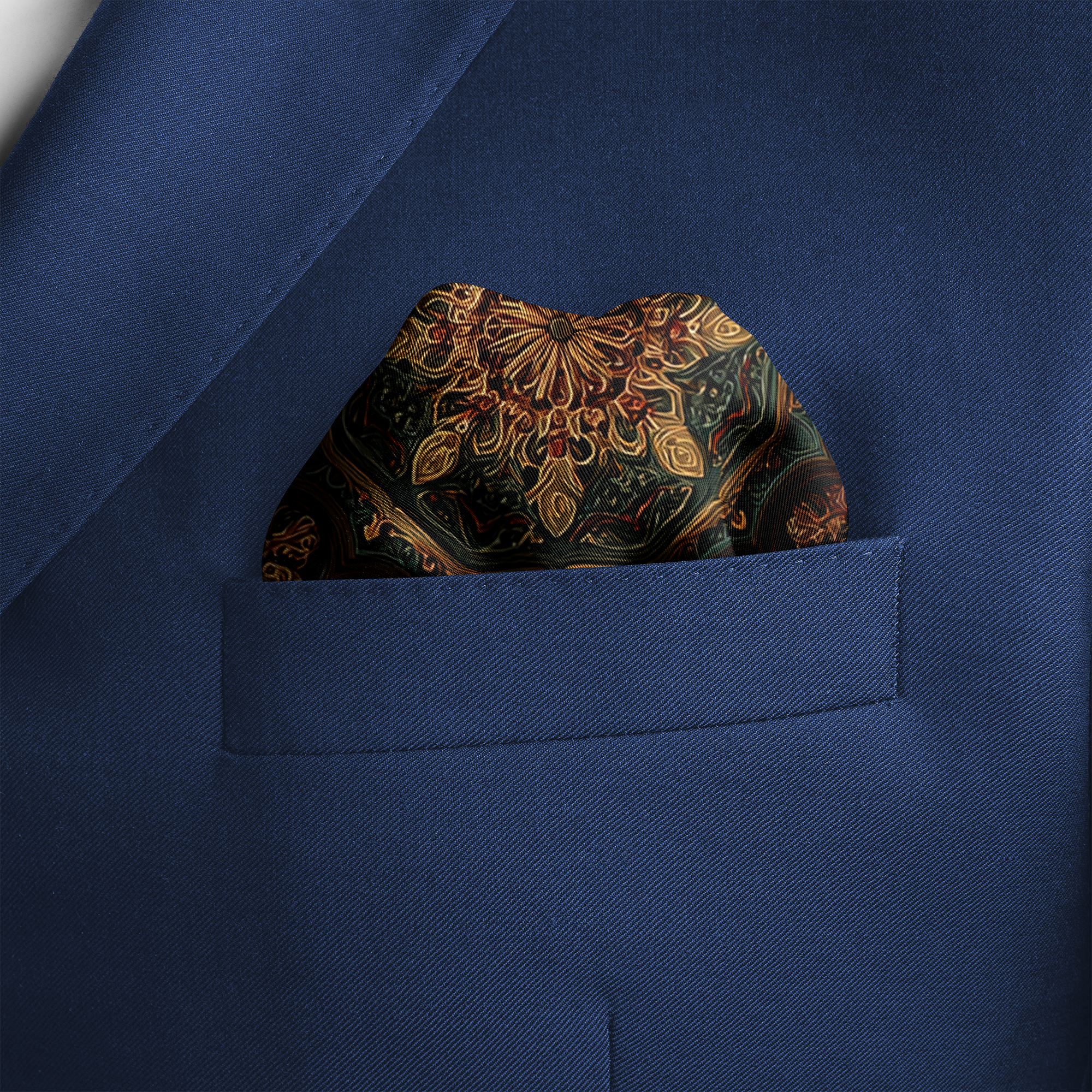 AURELIA SILK POCKET SQUARE AURELIA SILK POCKET SQUARE