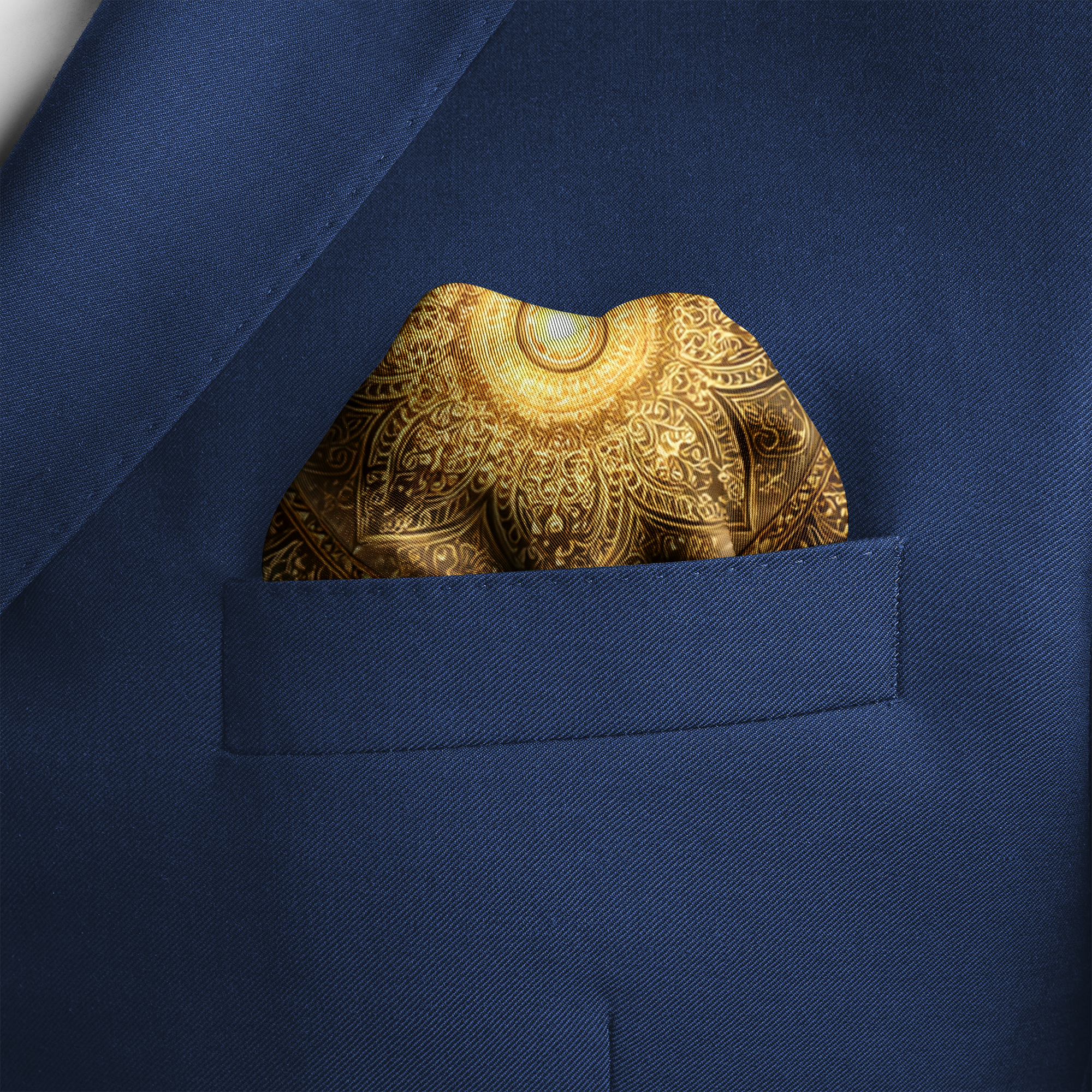 ZENITH SILK POCKET SQUARE ZENITH SILK POCKET SQUARE