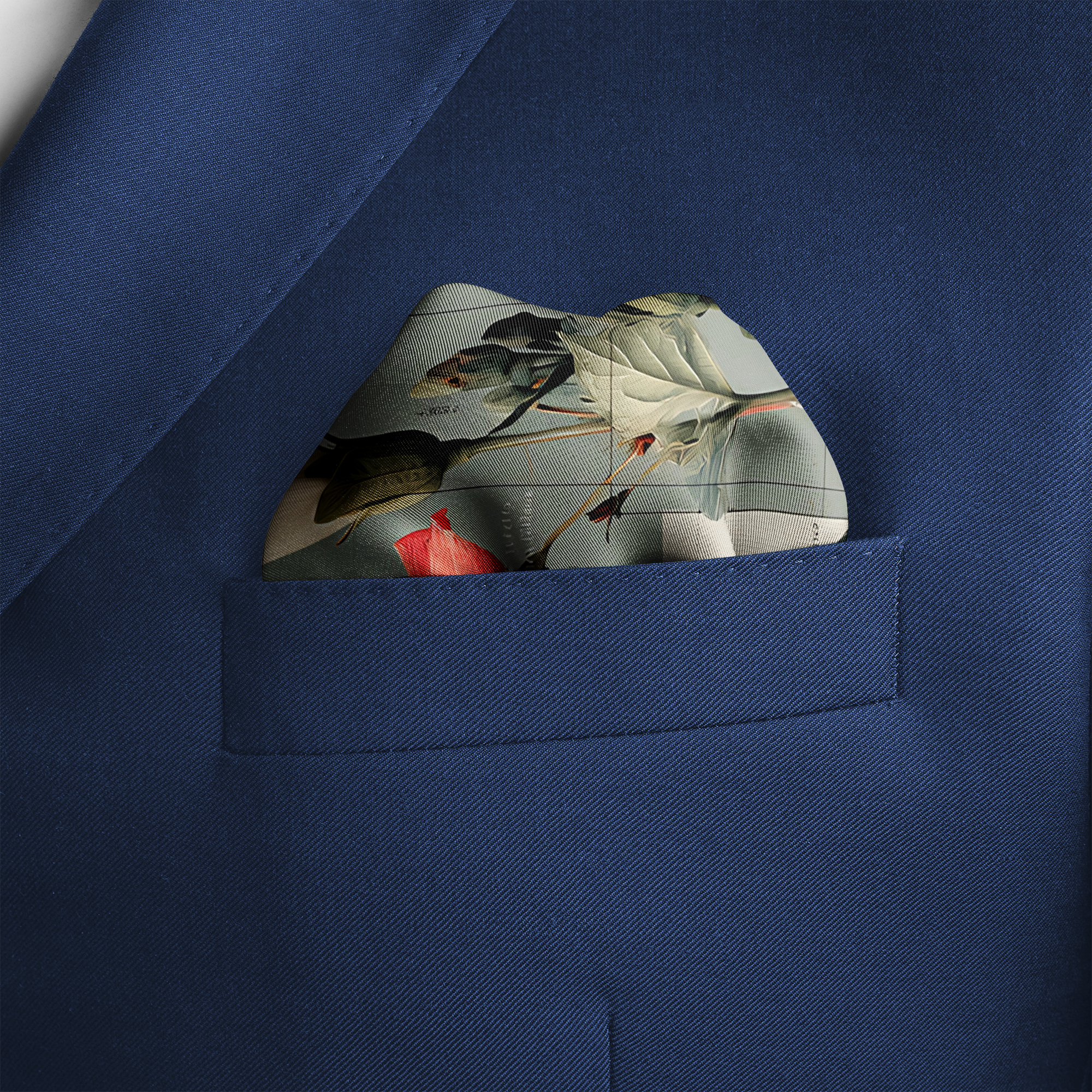 BOTANICA SILK POCKET SQUARE BOTANICA SILK POCKET SQUARE