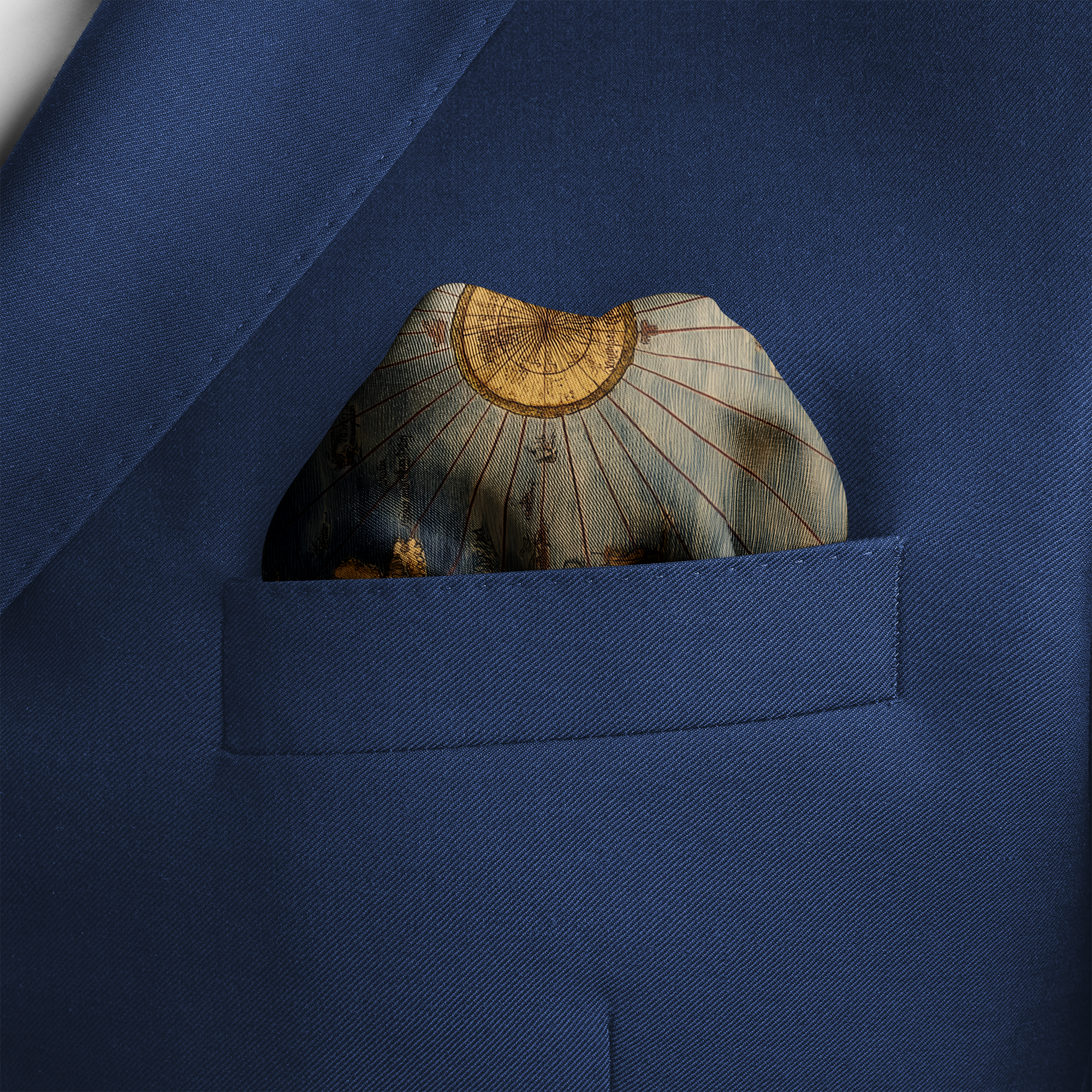 VOYAGE SILK POCKET SQUARE VOYAGE SILK POCKET SQUARE