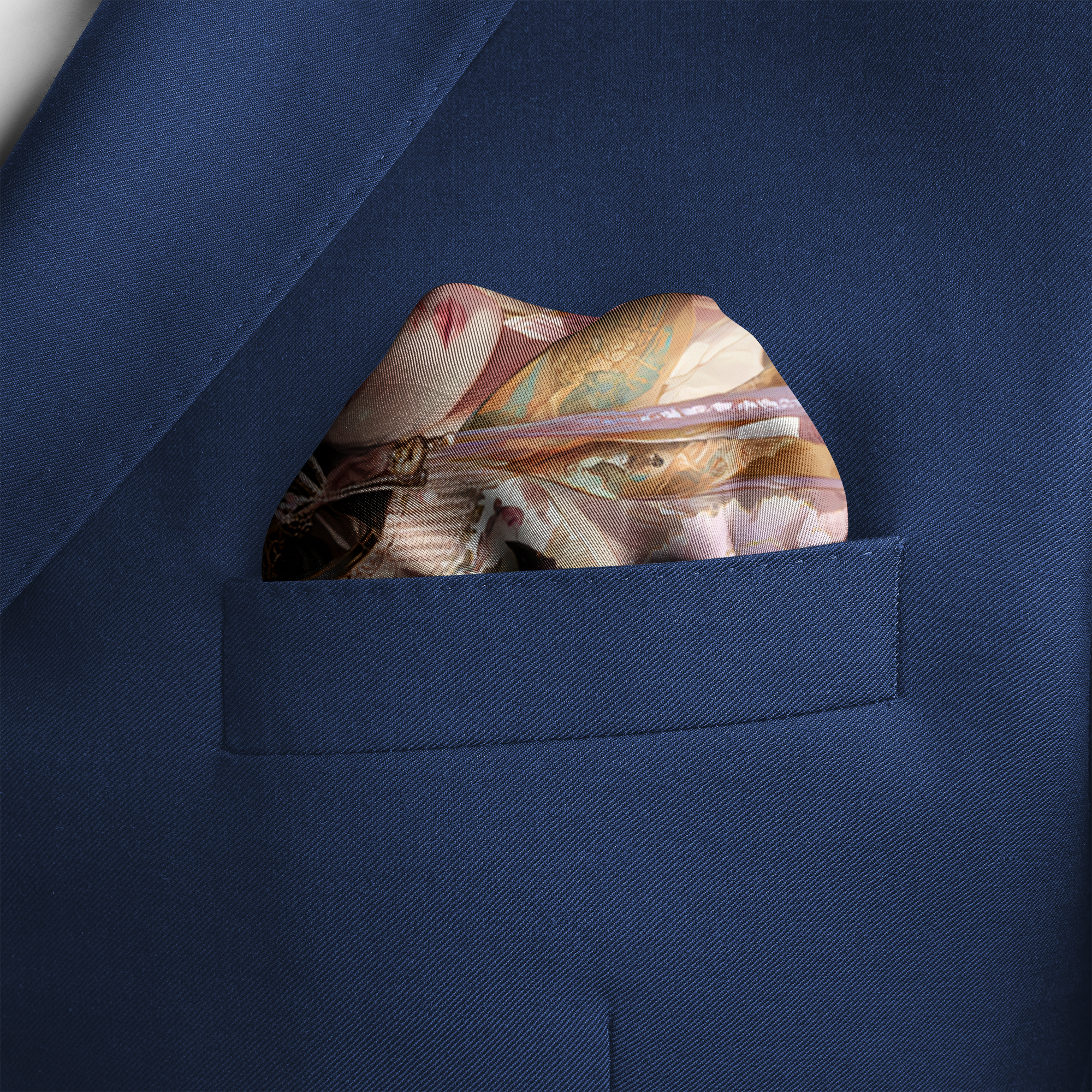 HANAVELLE SILK POCKET SQUARE HANAVELLE SILK POCKET SQUARE