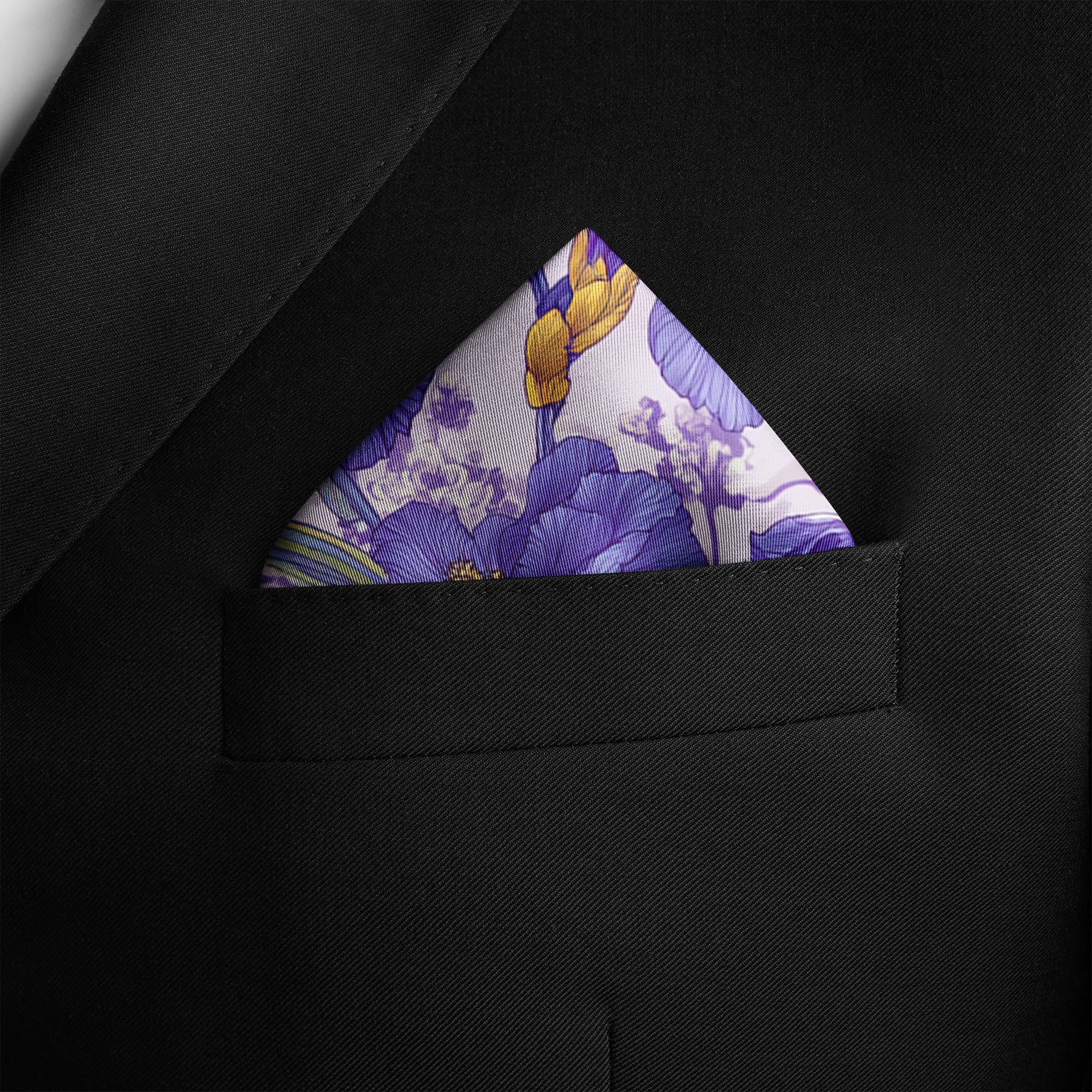 IRISHA SILK POCKET SQUARE IRISHA SILK POCKET SQUARE
