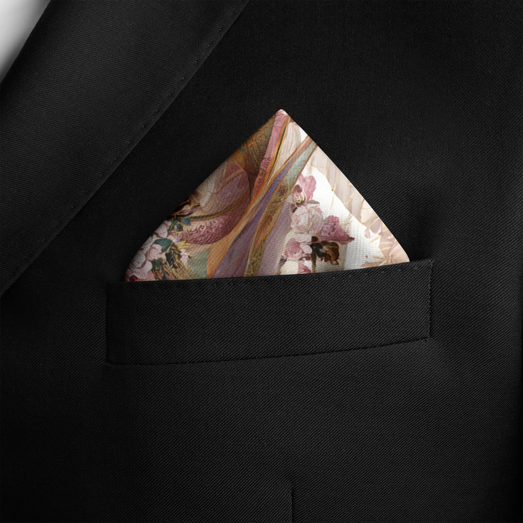 HANAVELLE SILK POCKET SQUARE HANAVELLE SILK POCKET SQUARE