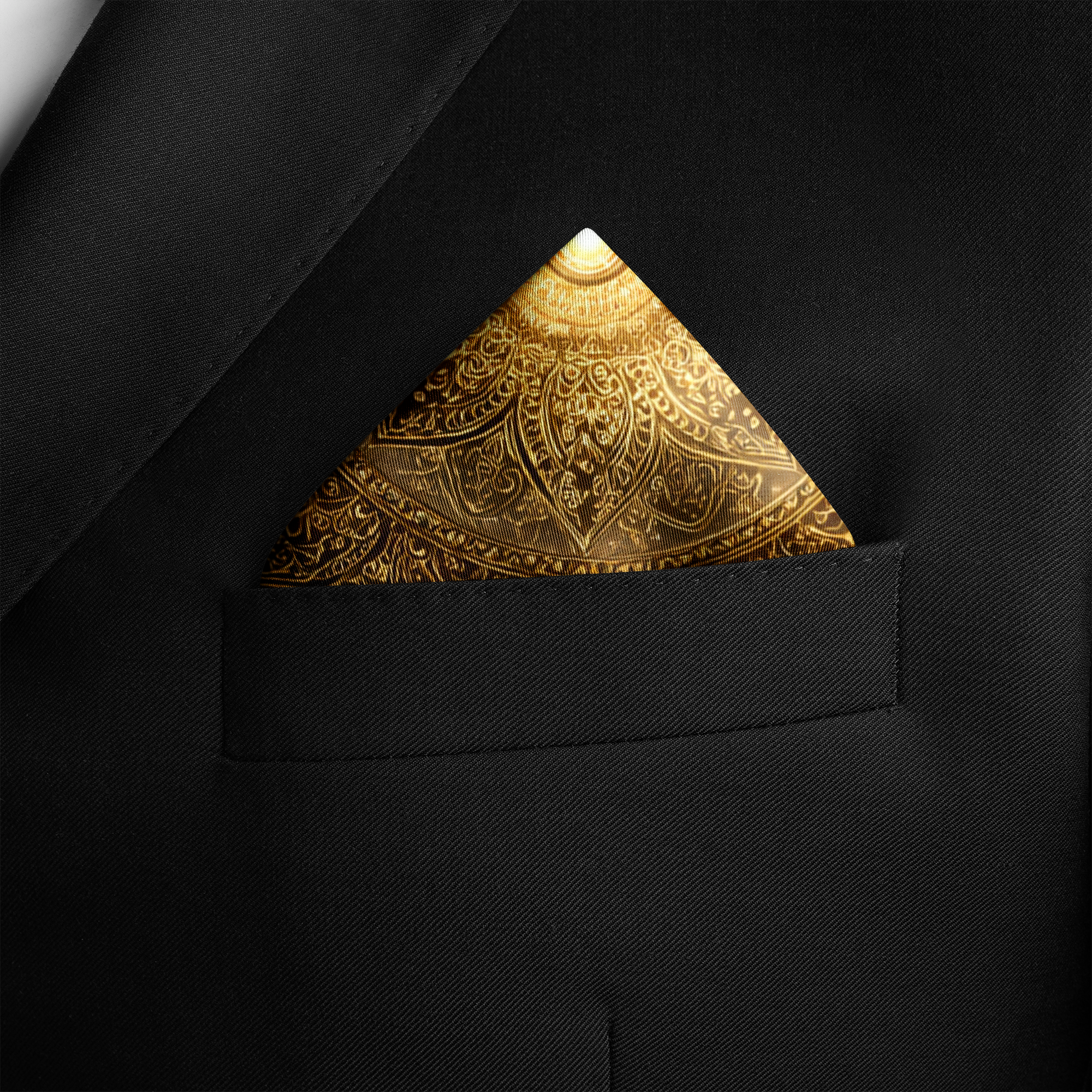 ZENITH SILK POCKET SQUARE ZENITH SILK POCKET SQUARE