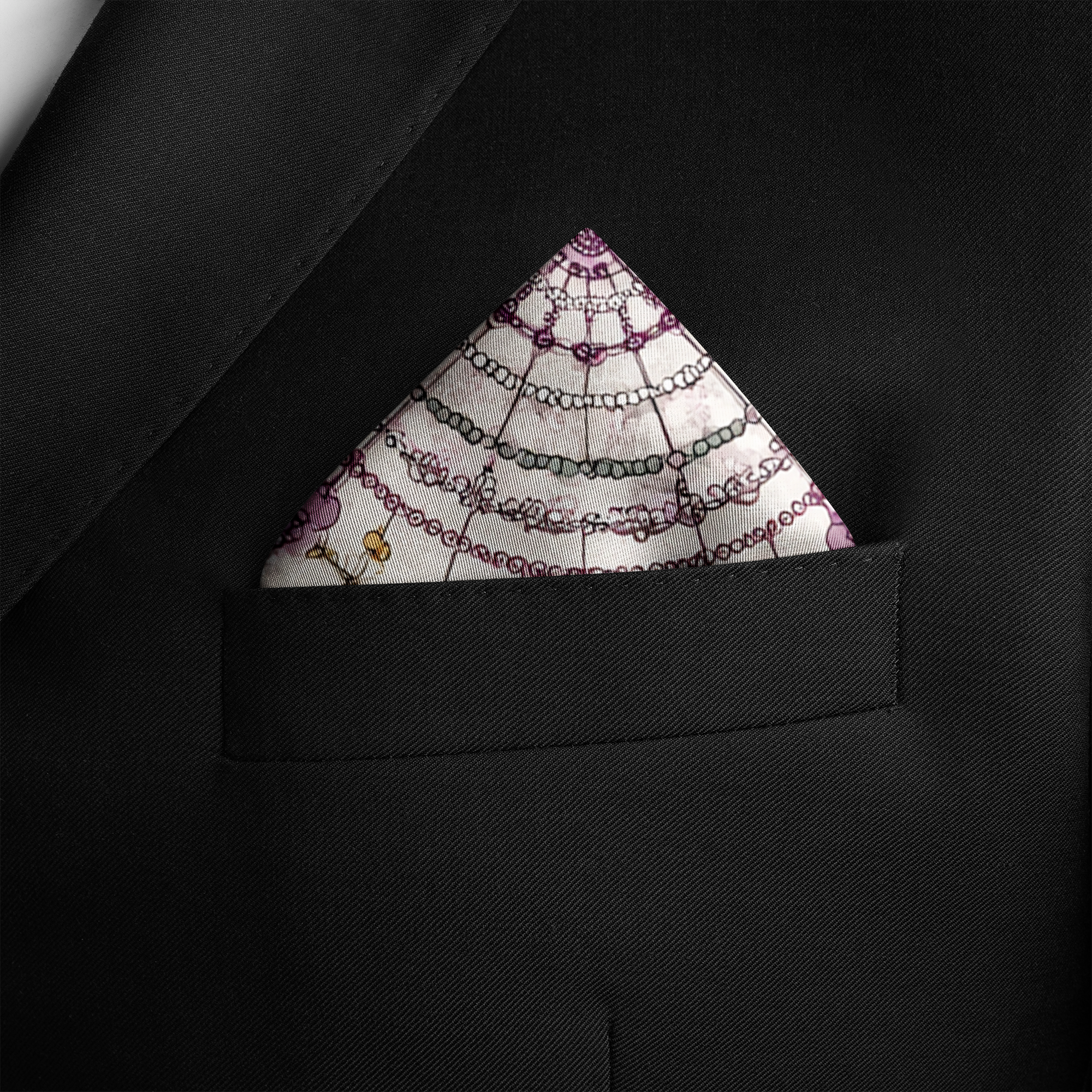 ARAQEL SILK POCKET SQUARE ARAQEL SILK POCKET SQUARE