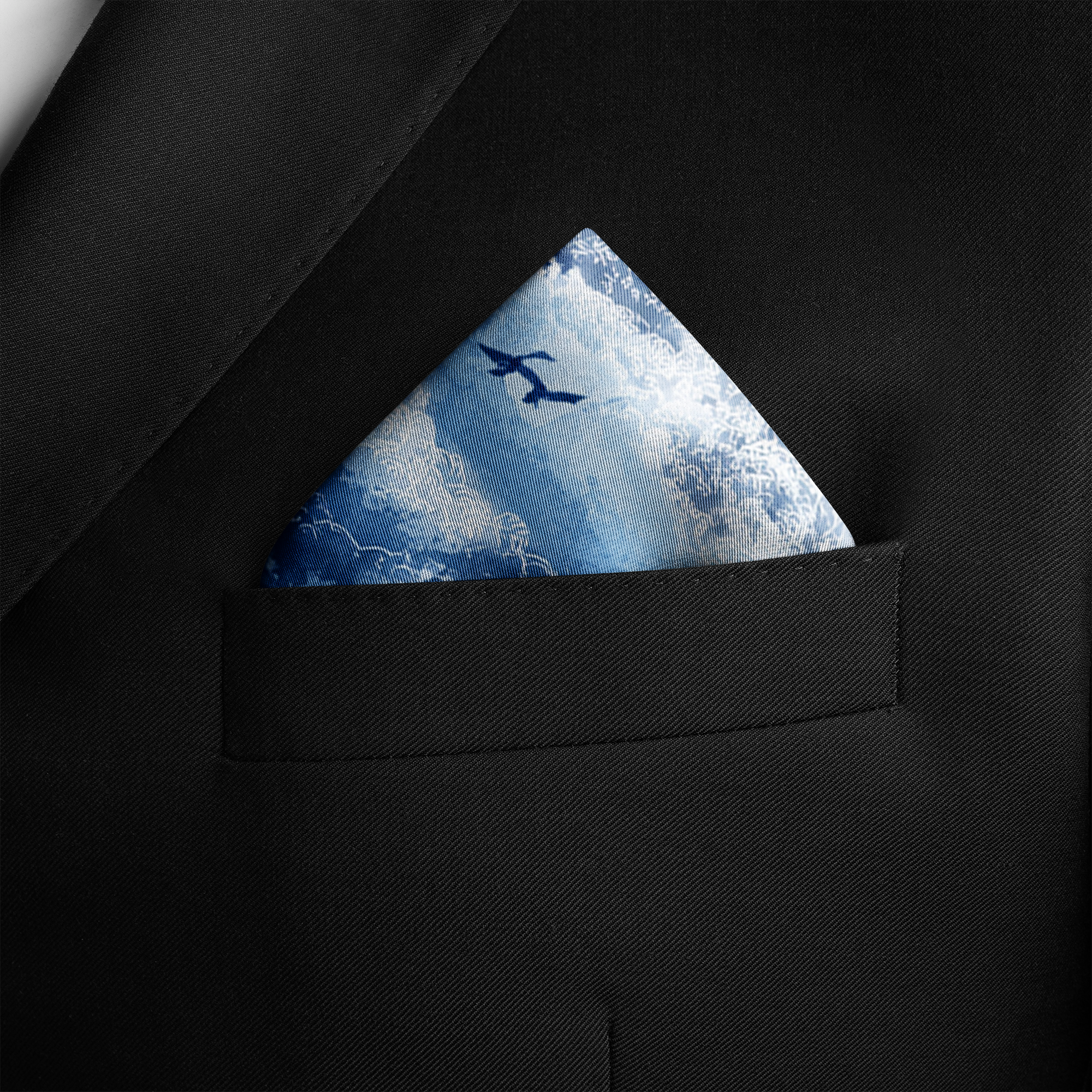 MISTHAVEN SILK POCKET SQUARE MISTHAVEN SILK POCKET SQUARE