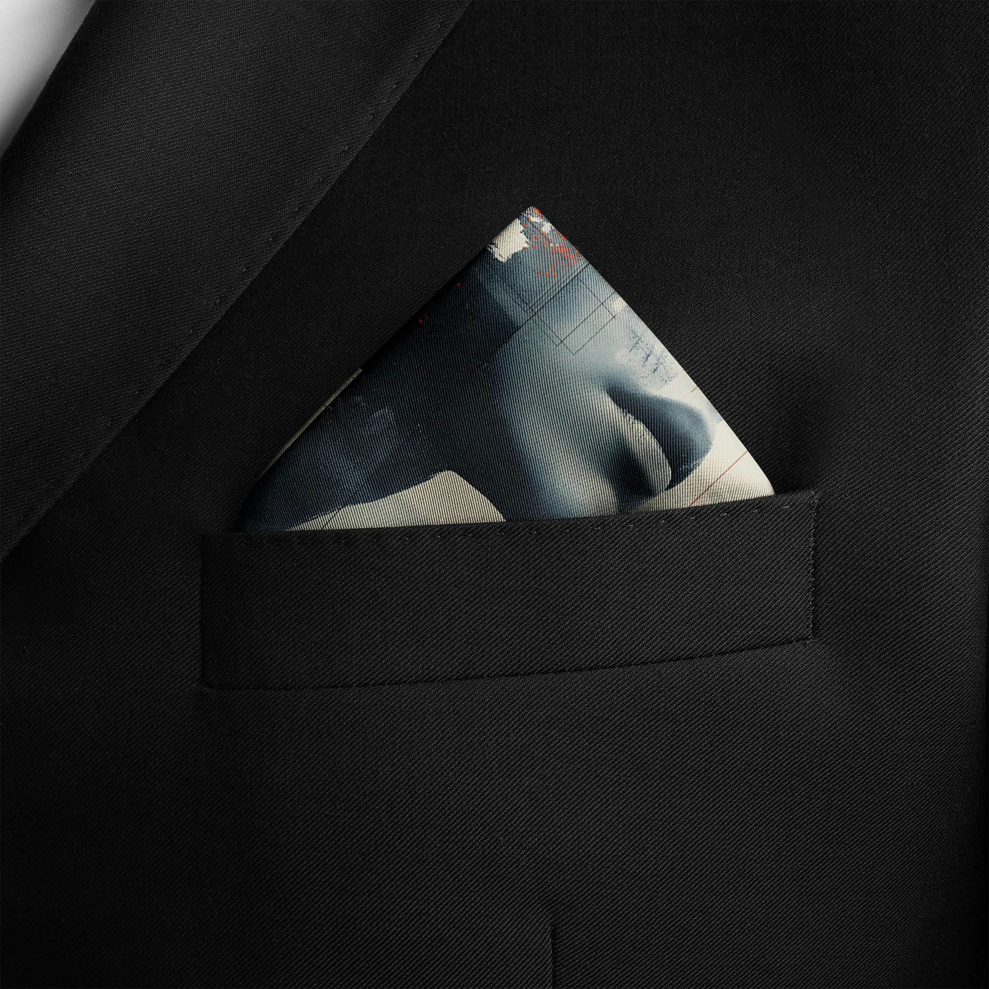 AWAKENING SILK POCKET SQUARE AWAKENING SILK POCKET SQUARE