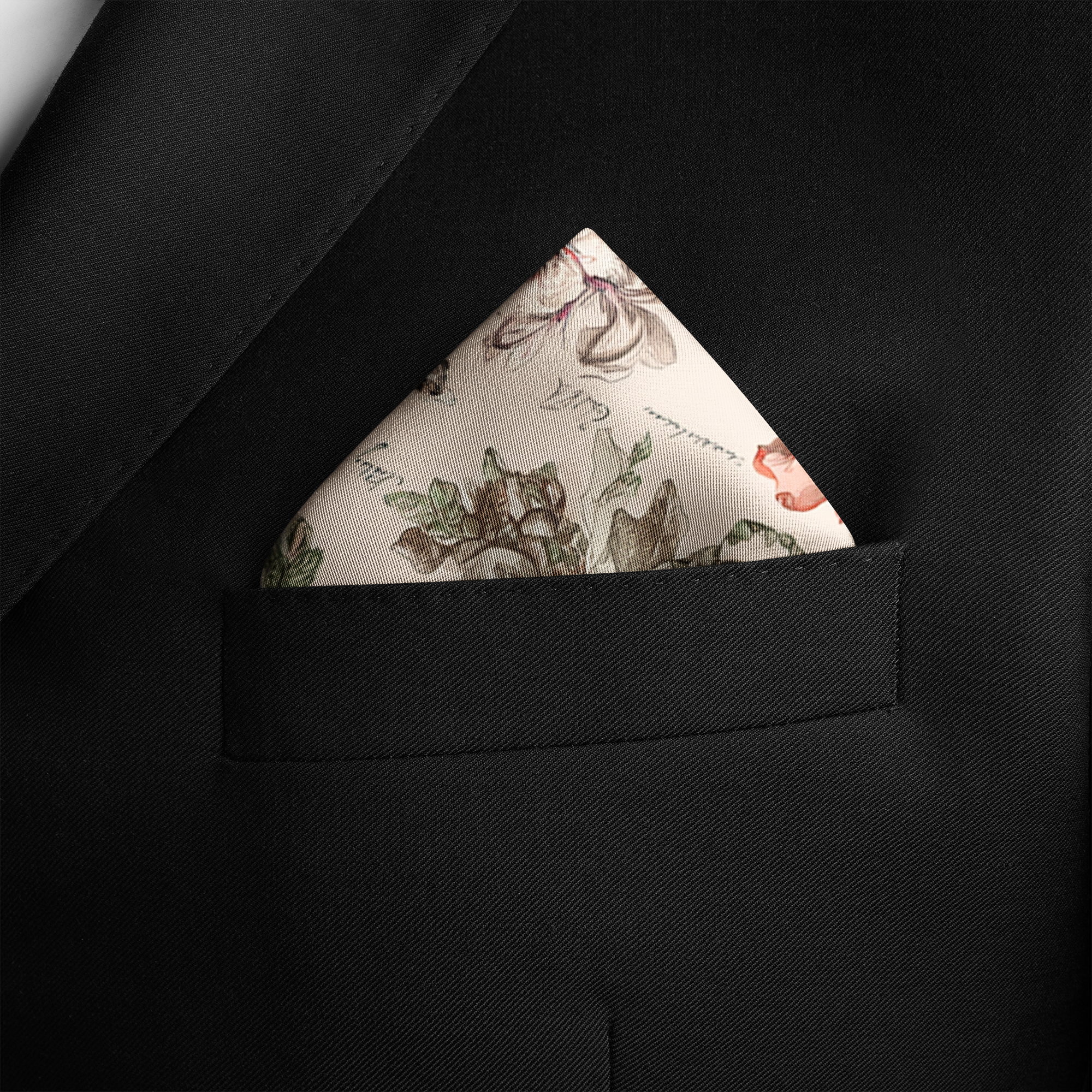BOTANIKA SILK POCKET SQUARE BOTANIKA SILK POCKET SQUARE