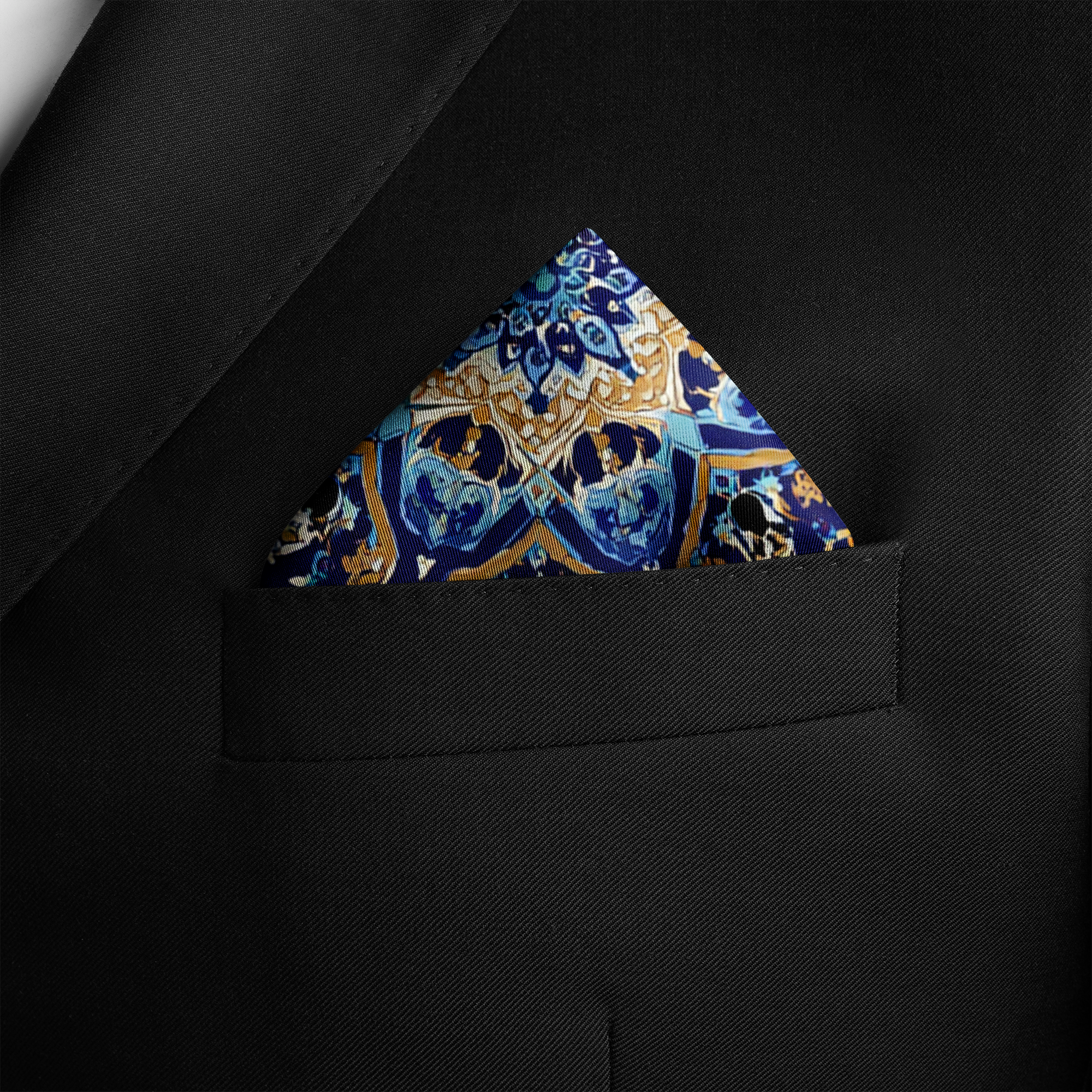 NAVARAH SILK POCKET SQUARE NAVARAH SILK POCKET SQUARE