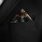 BARZIN SILK POCKET SQUARE