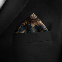 BARZIN SILK POCKET SQUARE