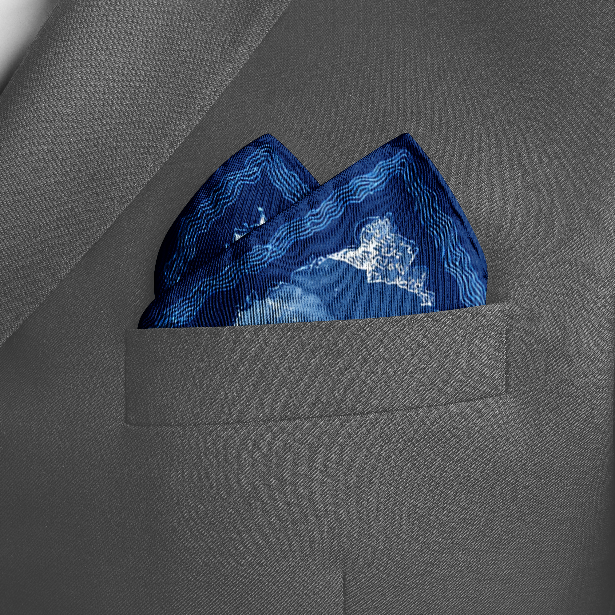 MISTHAVEN SILK POCKET SQUARE MISTHAVEN SILK POCKET SQUARE