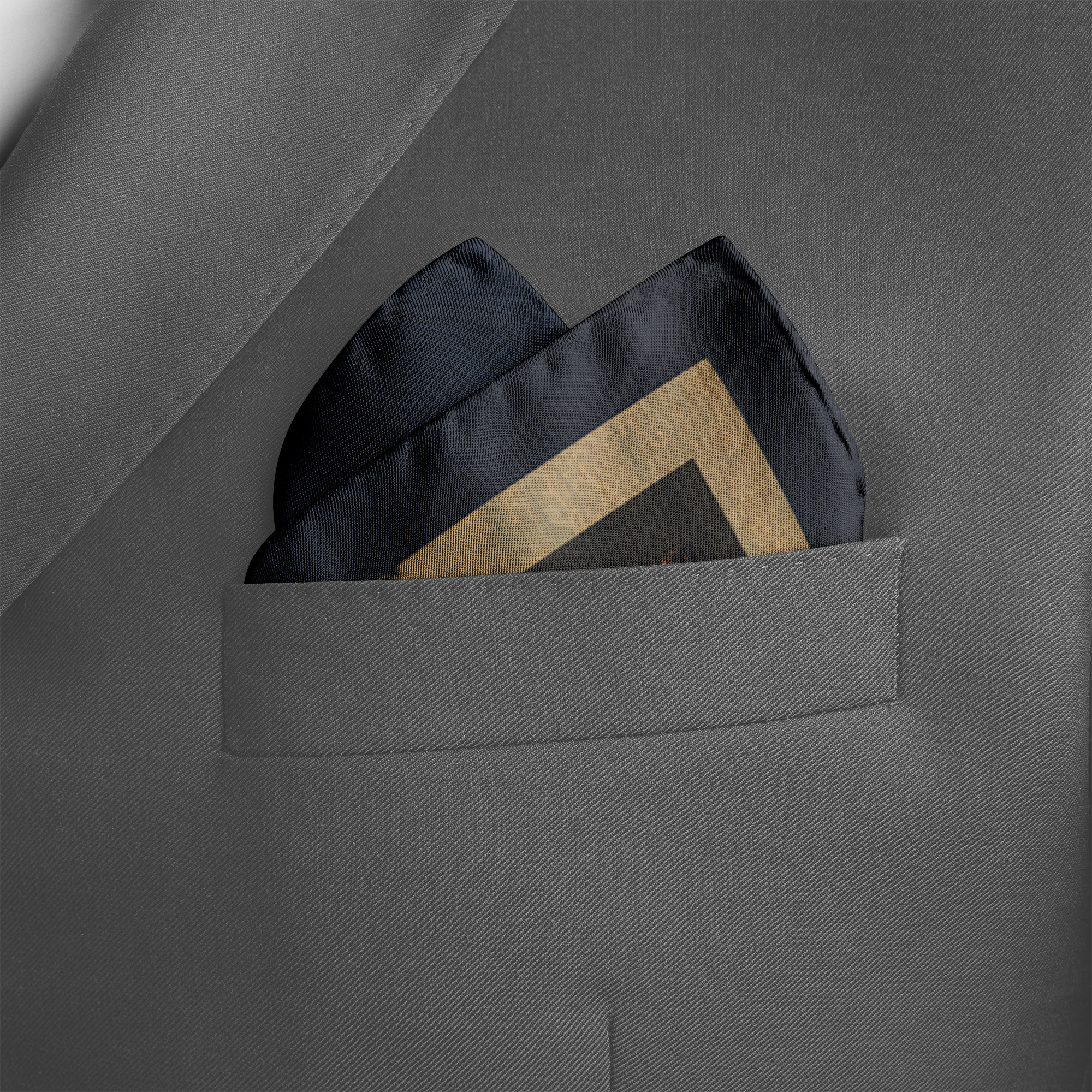 PORTALIS SILK POCKET SQUARE PORTALIS SILK POCKET SQUARE