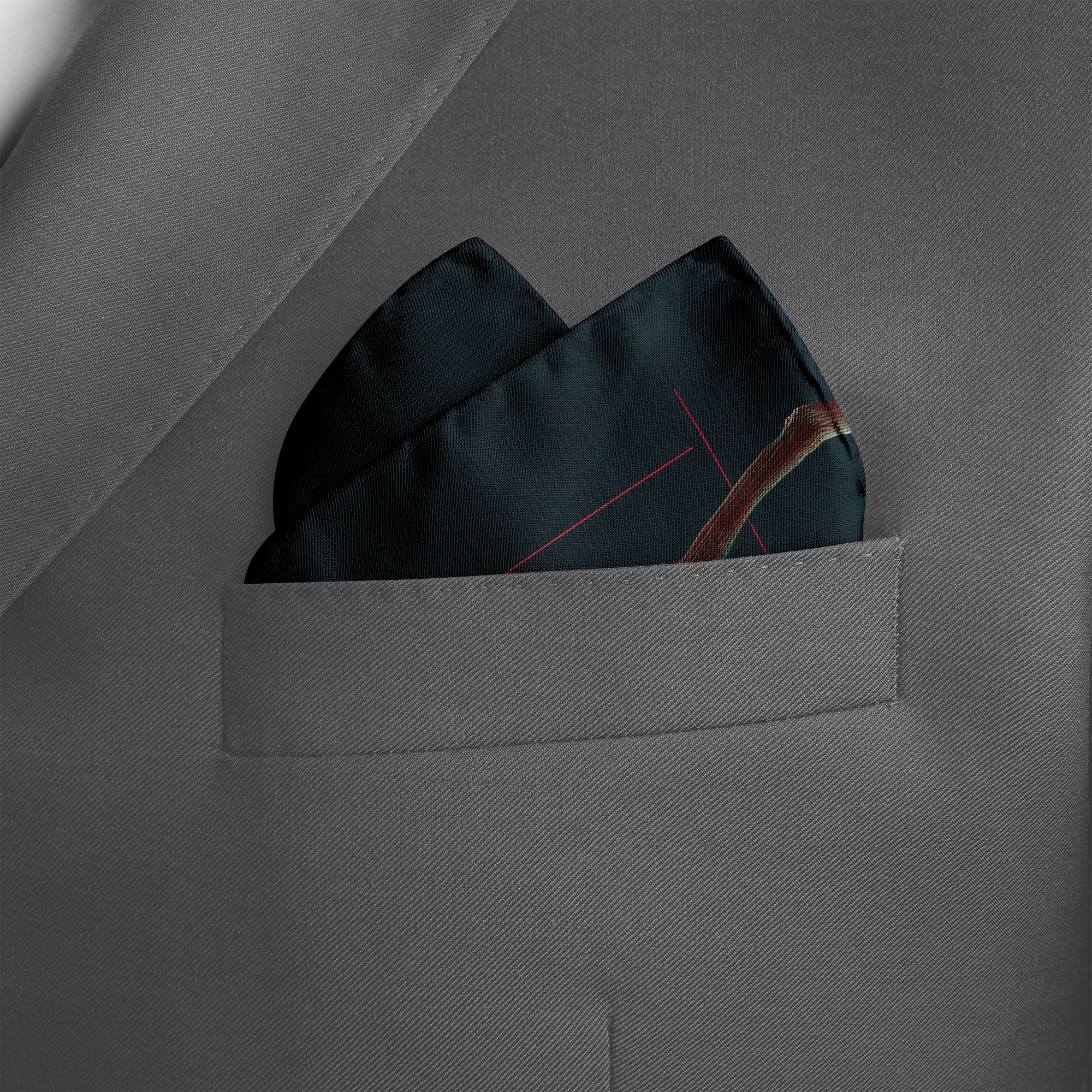 FLAREBLOOM SILK POCKET SQUARE FLAREBLOOM SILK POCKET SQUARE