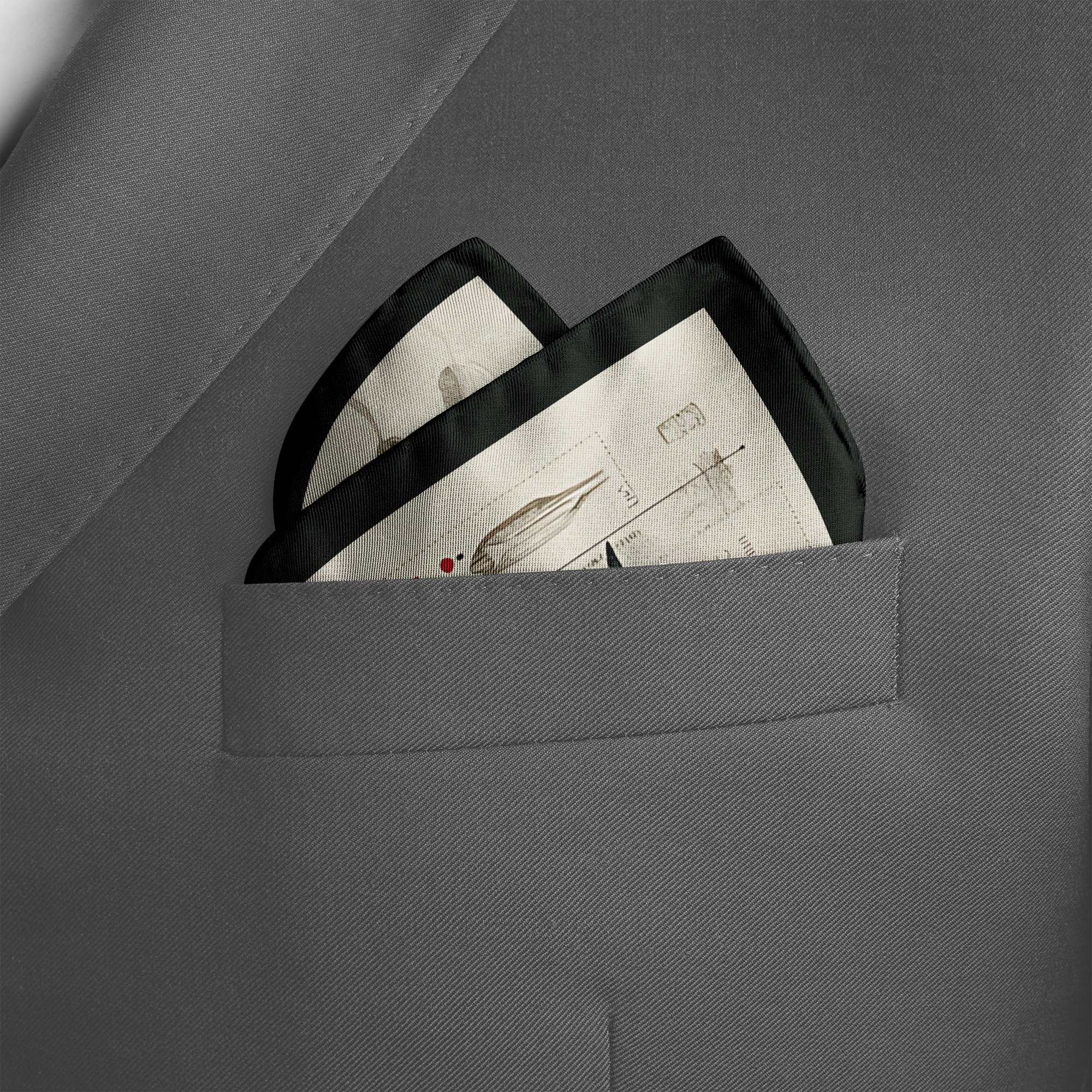 BOTANICA SILK POCKET SQUARE BOTANICA SILK POCKET SQUARE