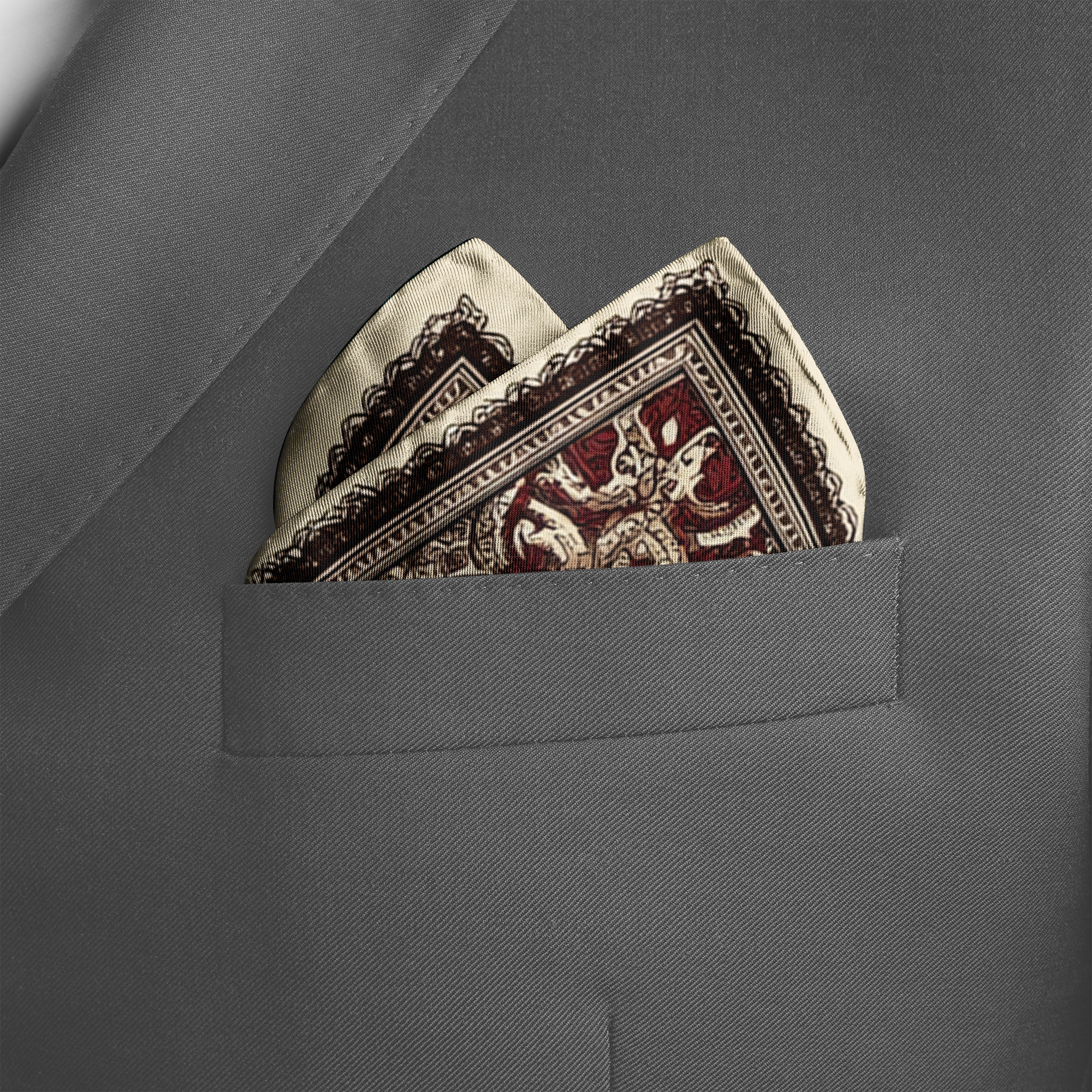 BAHAR SILK POCKET SQUARE BAHAR SILK POCKET SQUARE