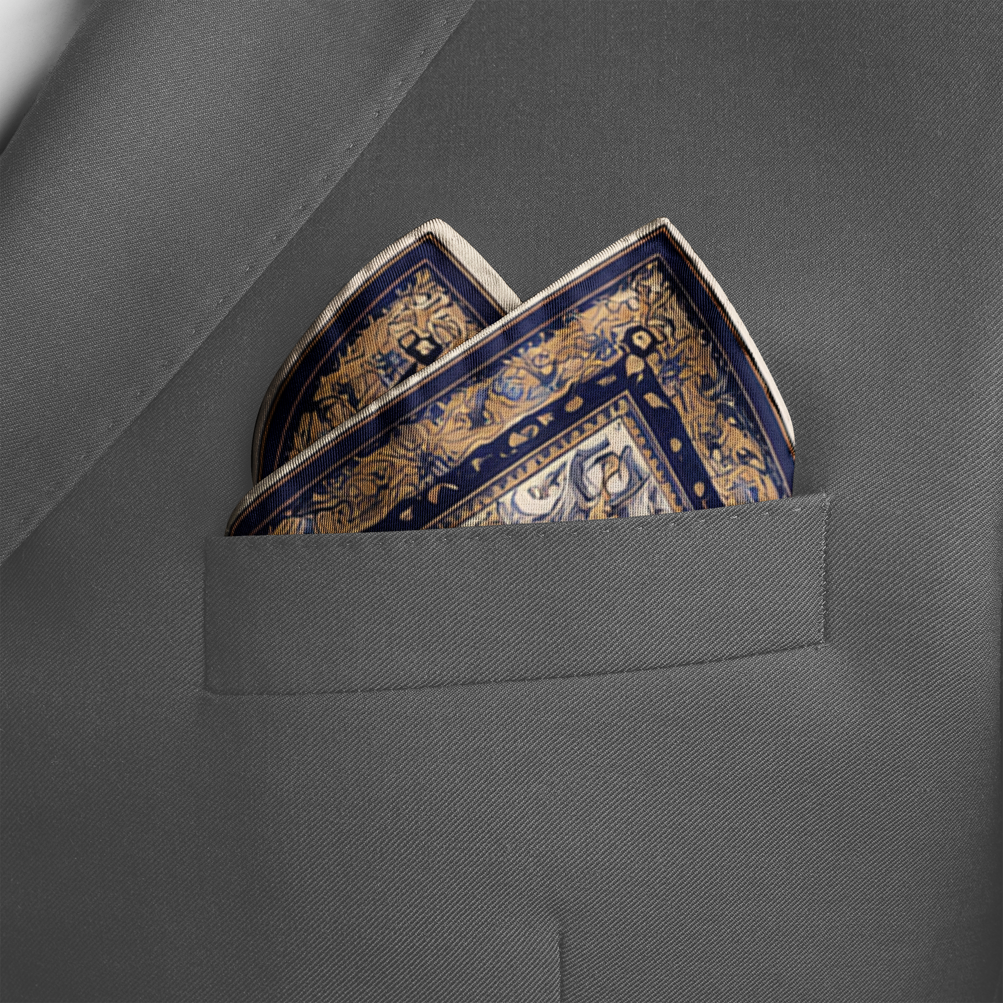 BARADINE SILK POCKET SQUARE BARADINE SILK POCKET SQUARE