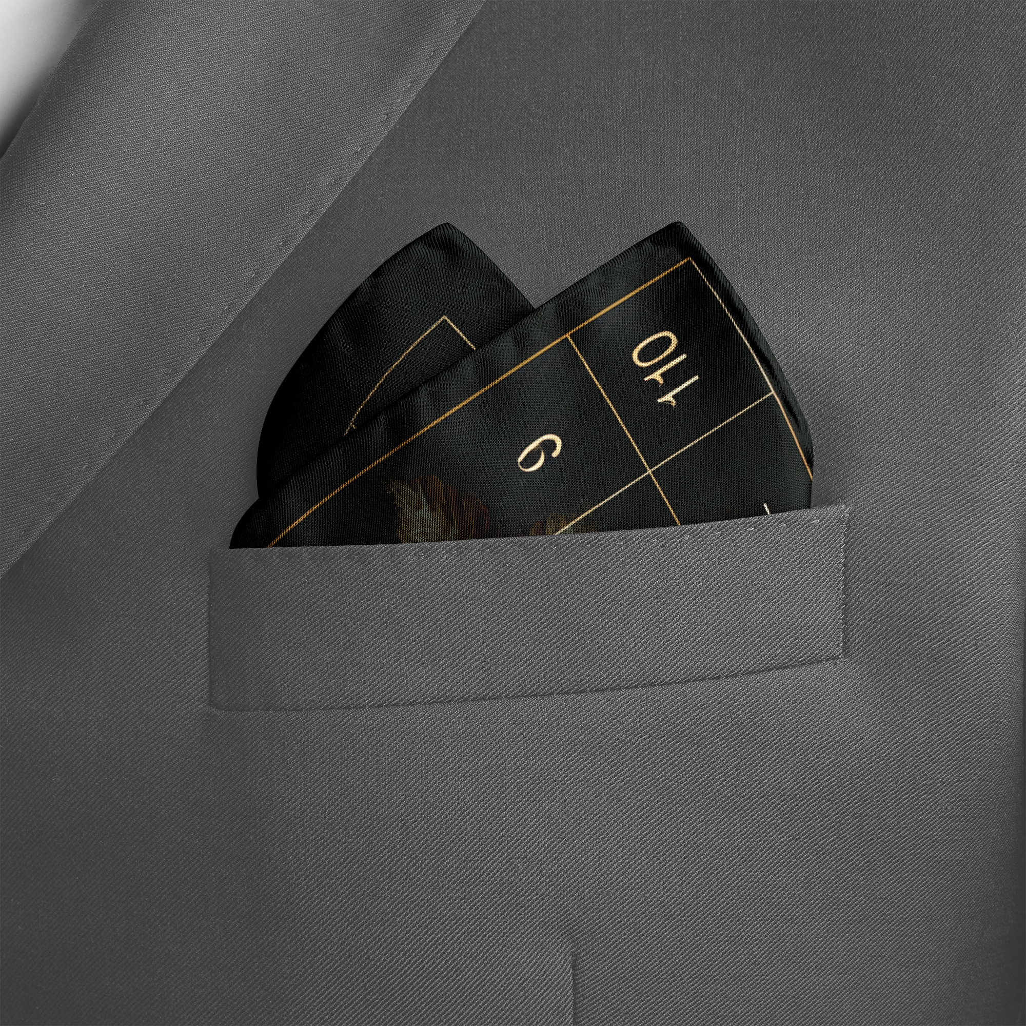 FLORACODE SILK POCKET SQUARE FLORACODE SILK POCKET SQUARE
