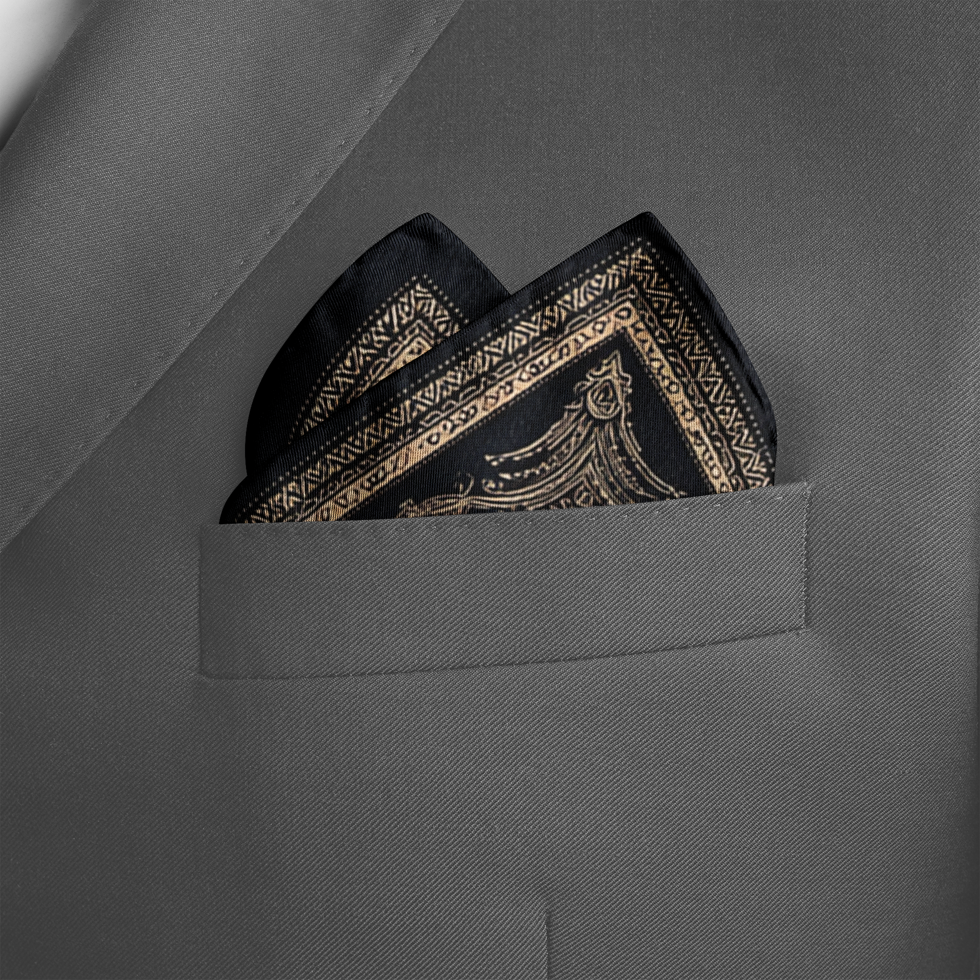MAJESTIC SILK POCKET SQUARE MAJESTIC SILK POCKET SQUARE