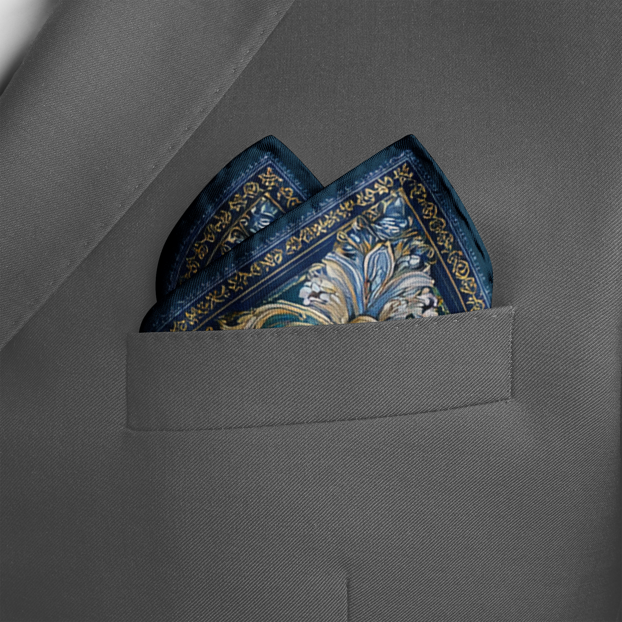 SORRENTO SILK POCKET SQUARE SORRENTO SILK POCKET SQUARE