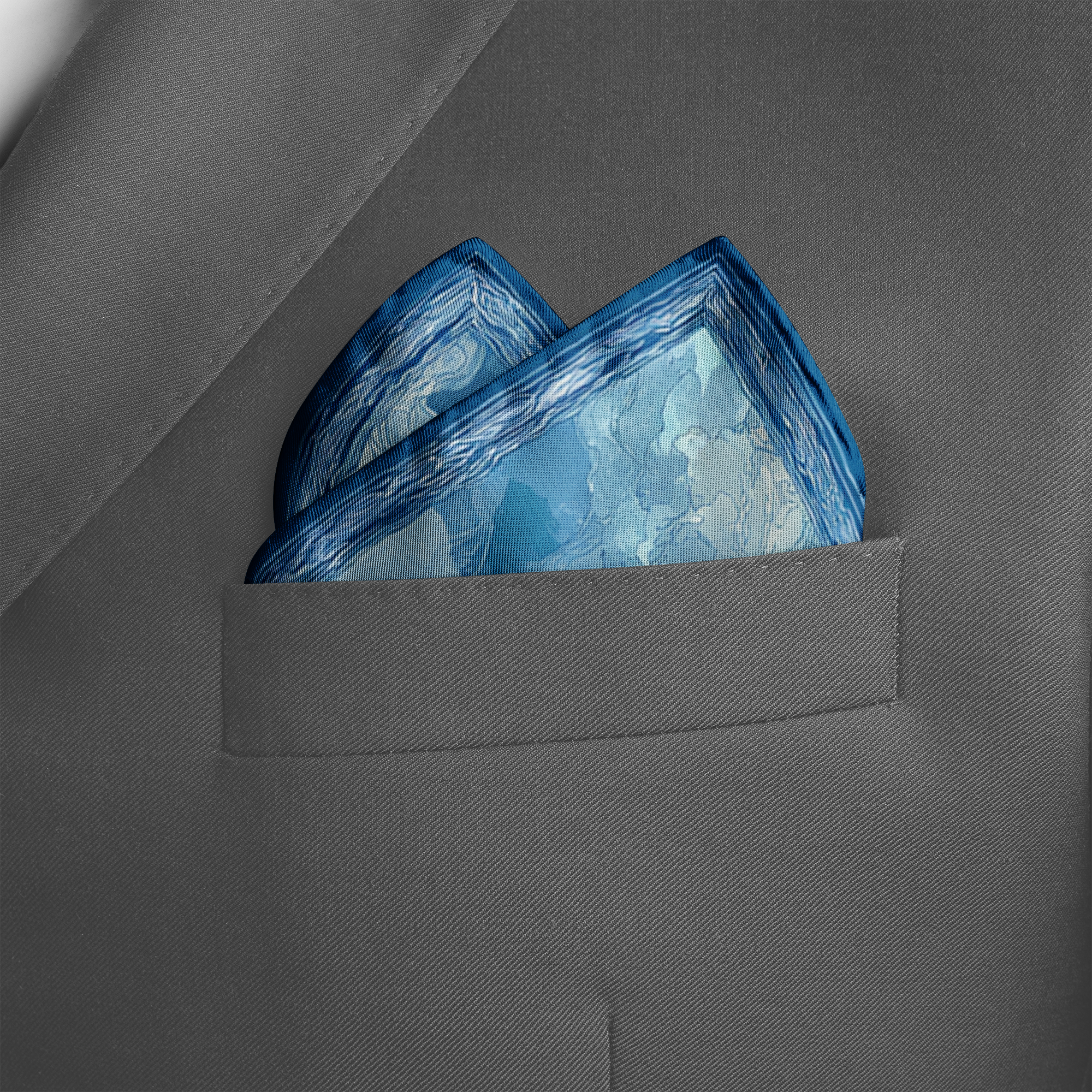 SKYWARD SILK POCKET SQUARE SKYWARD SILK POCKET SQUARE