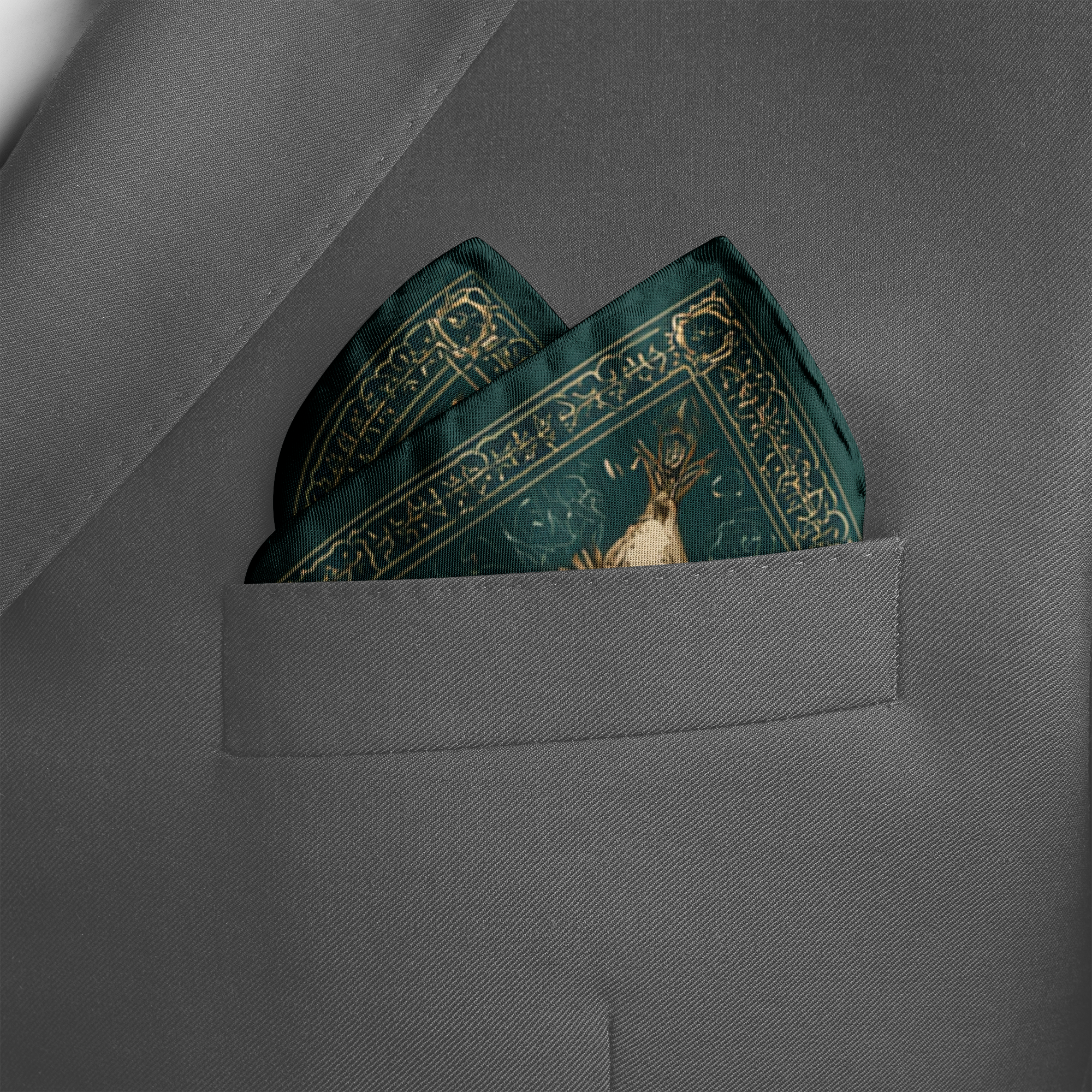 AZUREA SILK POCKET SQUARE AZUREA SILK POCKET SQUARE