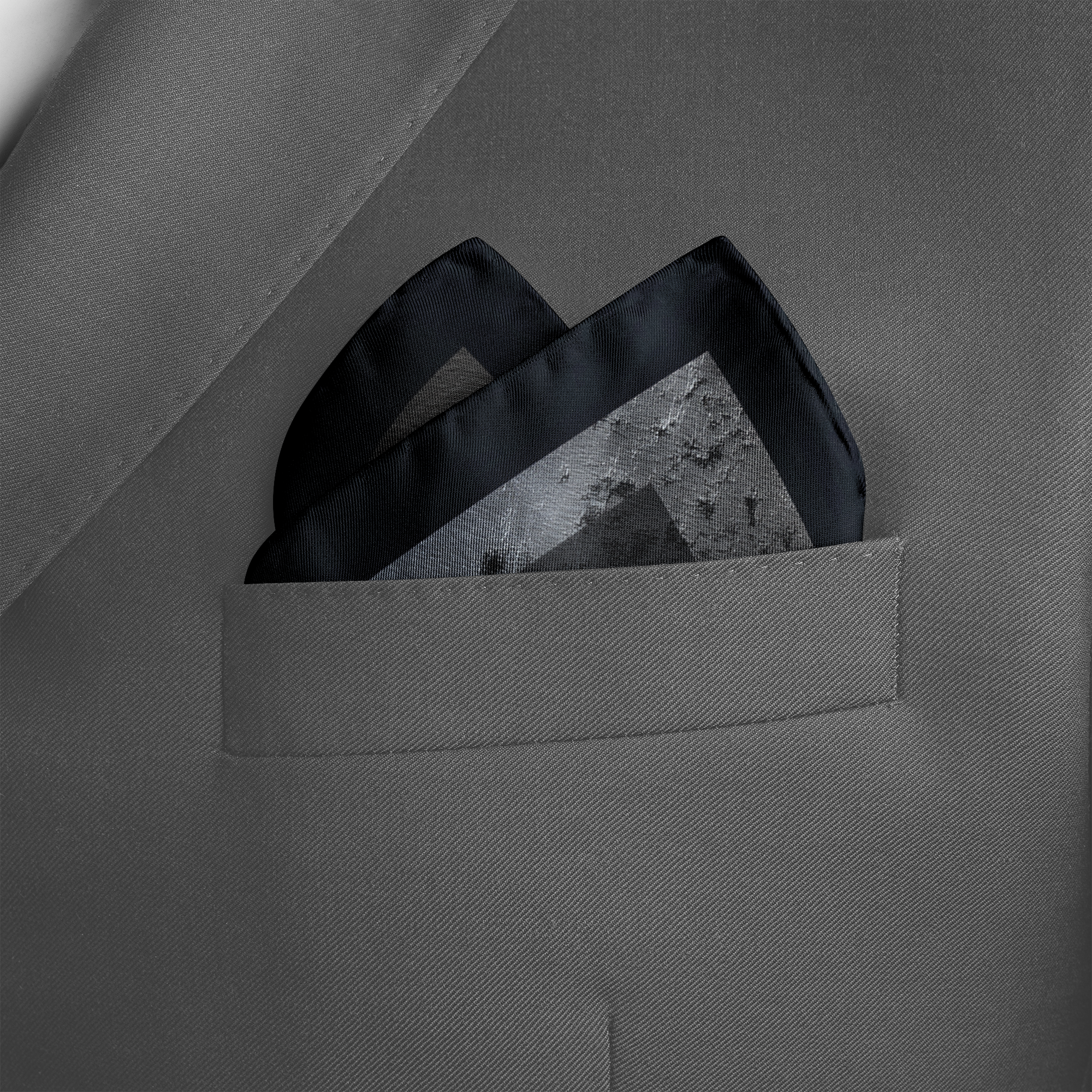 FRACTIX SILK POCKET SQUARE FRACTIX SILK POCKET SQUARE