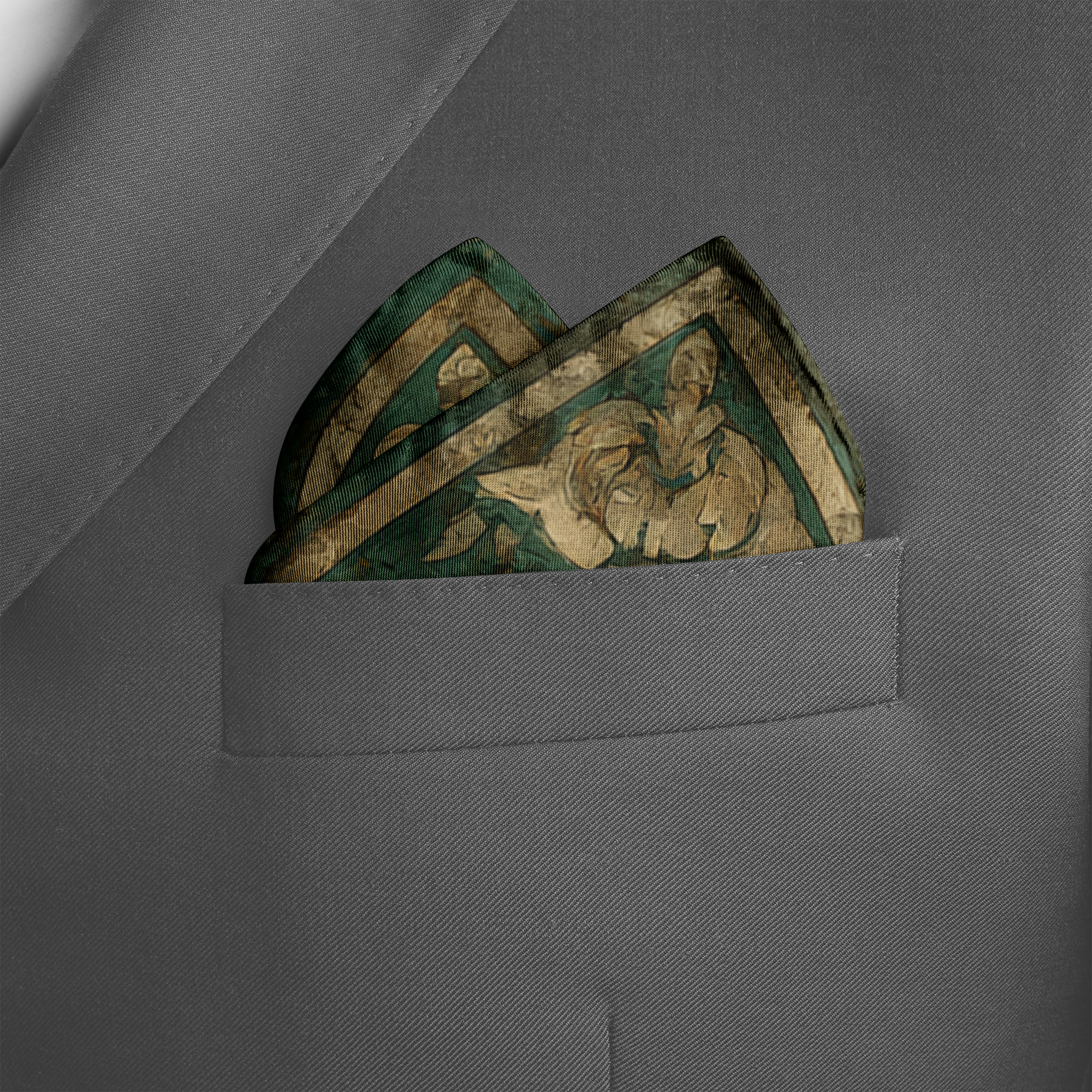 SOLEIL SILK POCKET SQUARE SOLEIL SILK POCKET SQUARE