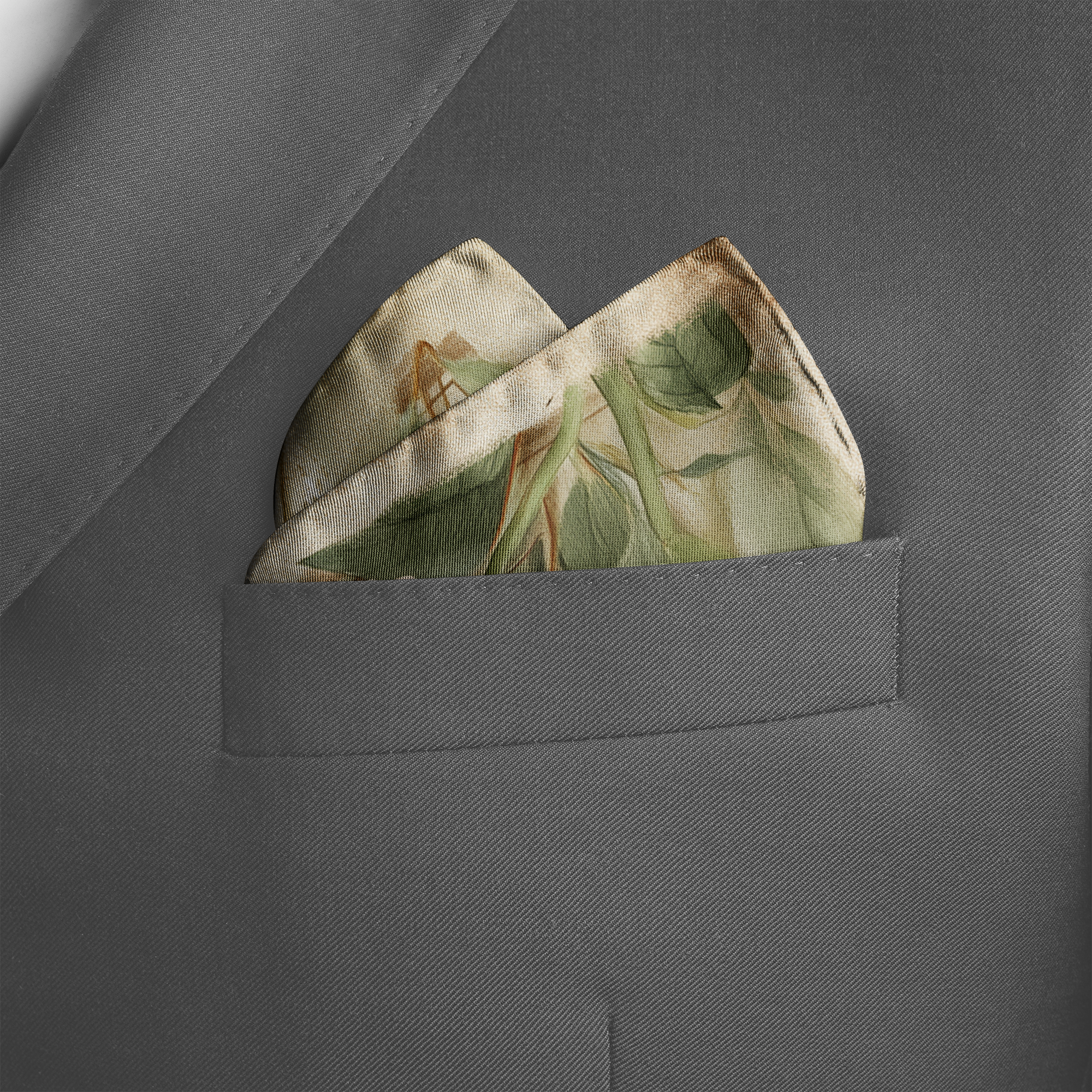 ROSELURE SILK POCKET SQUARE ROSELURE SILK POCKET SQUARE