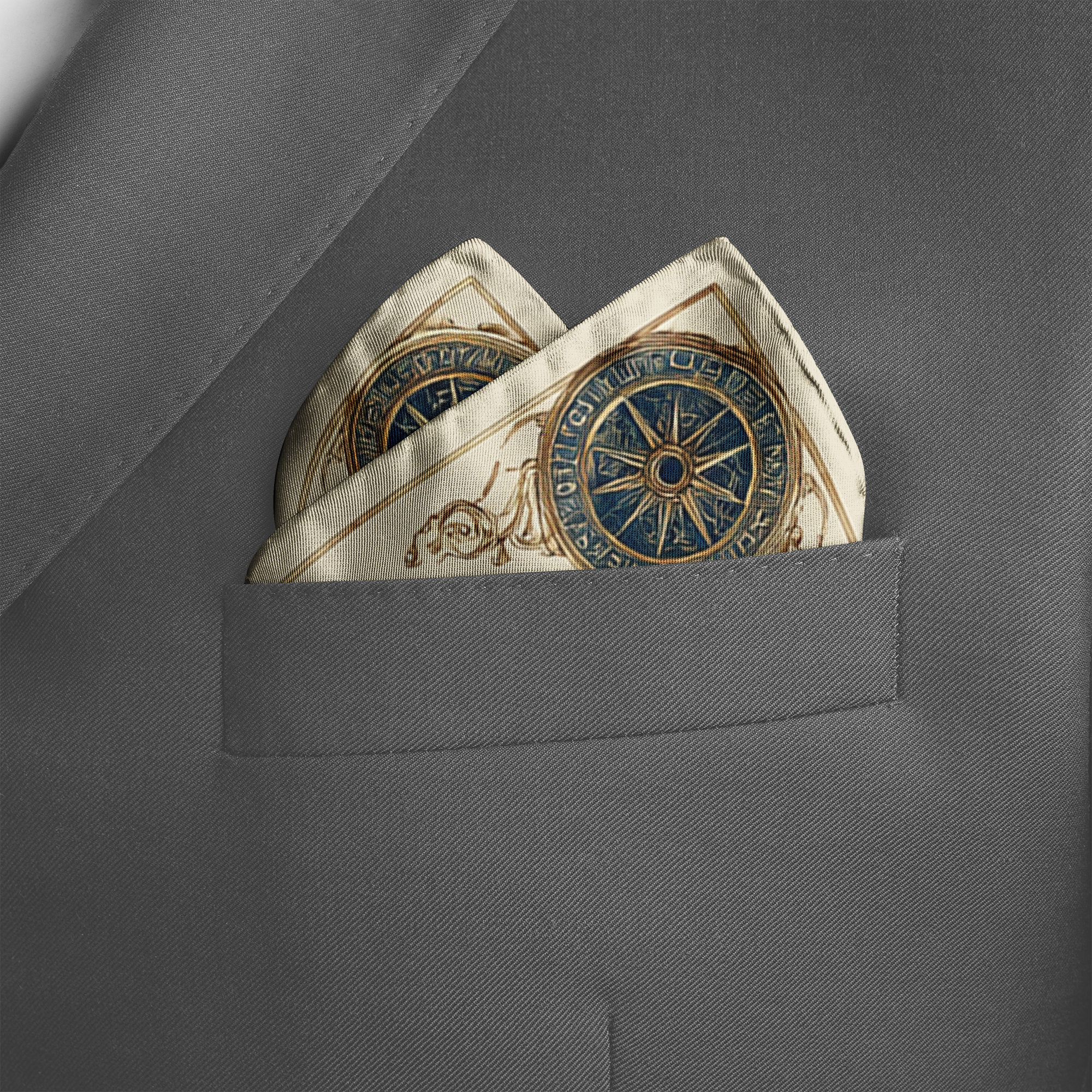 CORALIS SILK POCKET SQUARE CORALIS SILK POCKET SQUARE