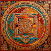 MANDALA SILK HEAD SCARF