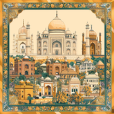 MUGHALIA SILK HEAD SCARF