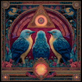 TRINITY OF VISION SILK HEAD SCARF