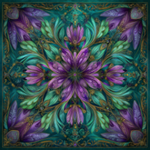 VERDELUX SILK HEAD SCARF