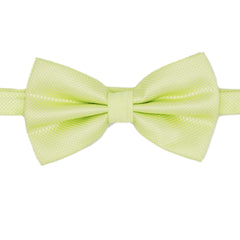 Silk Bow Tie | Light Green Bow Tie | Black Wolf